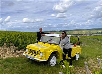 Balade des grands crus de Chablis en Méhari électrique