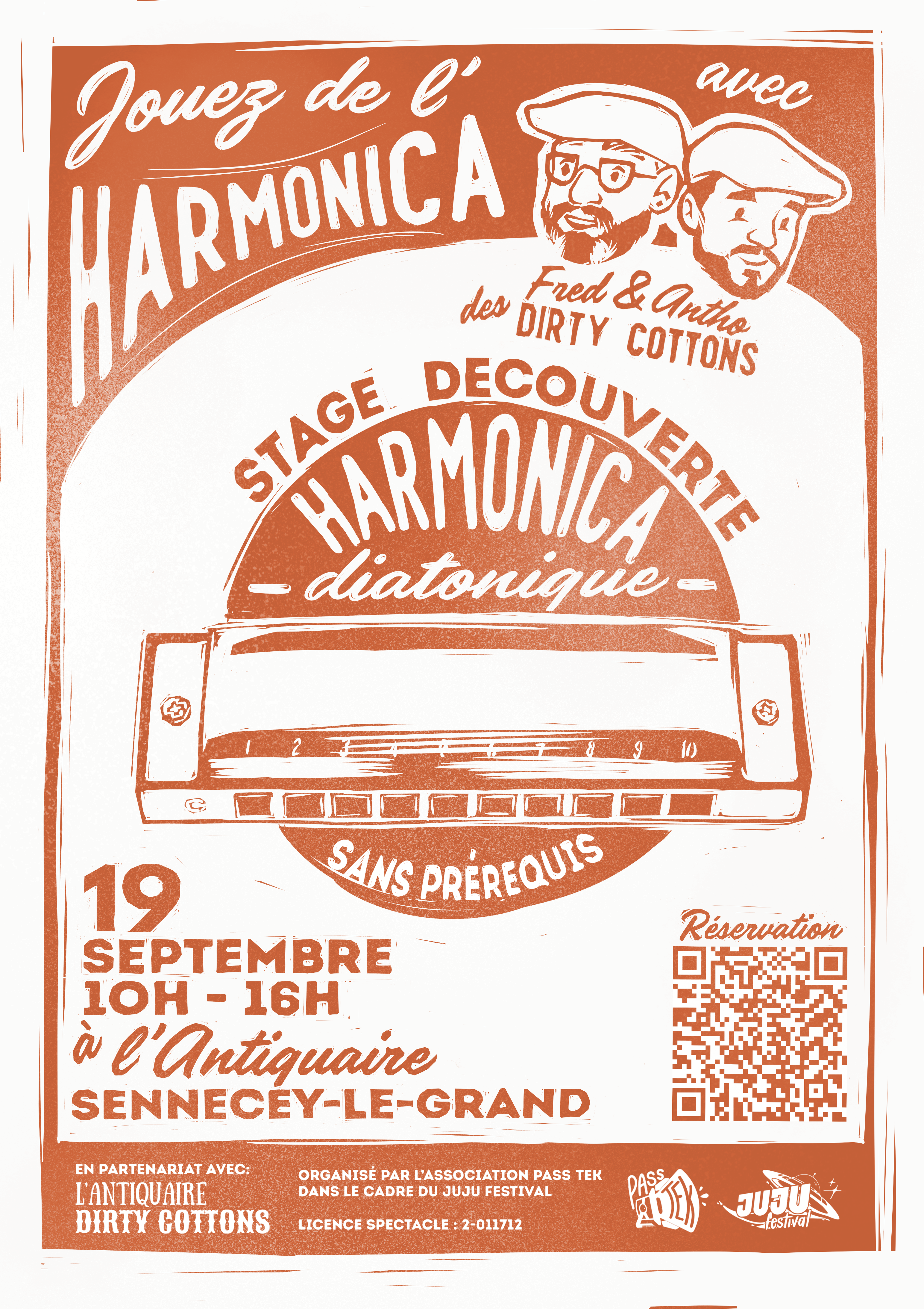 Stage d'Harmonica & Concert à l'Antiquaire