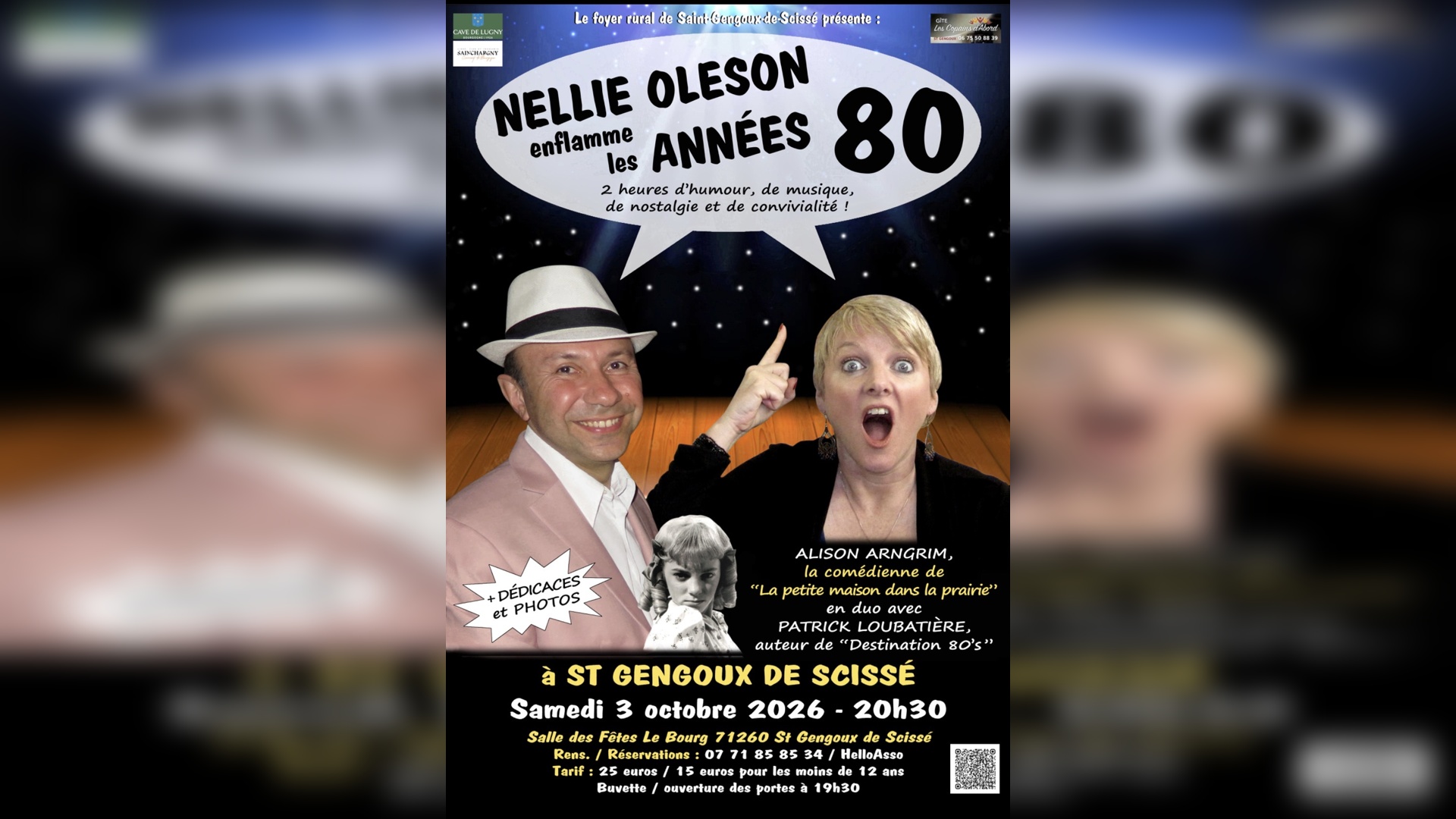 NELLY OLESON ENFLAMME LES ANNEES 80