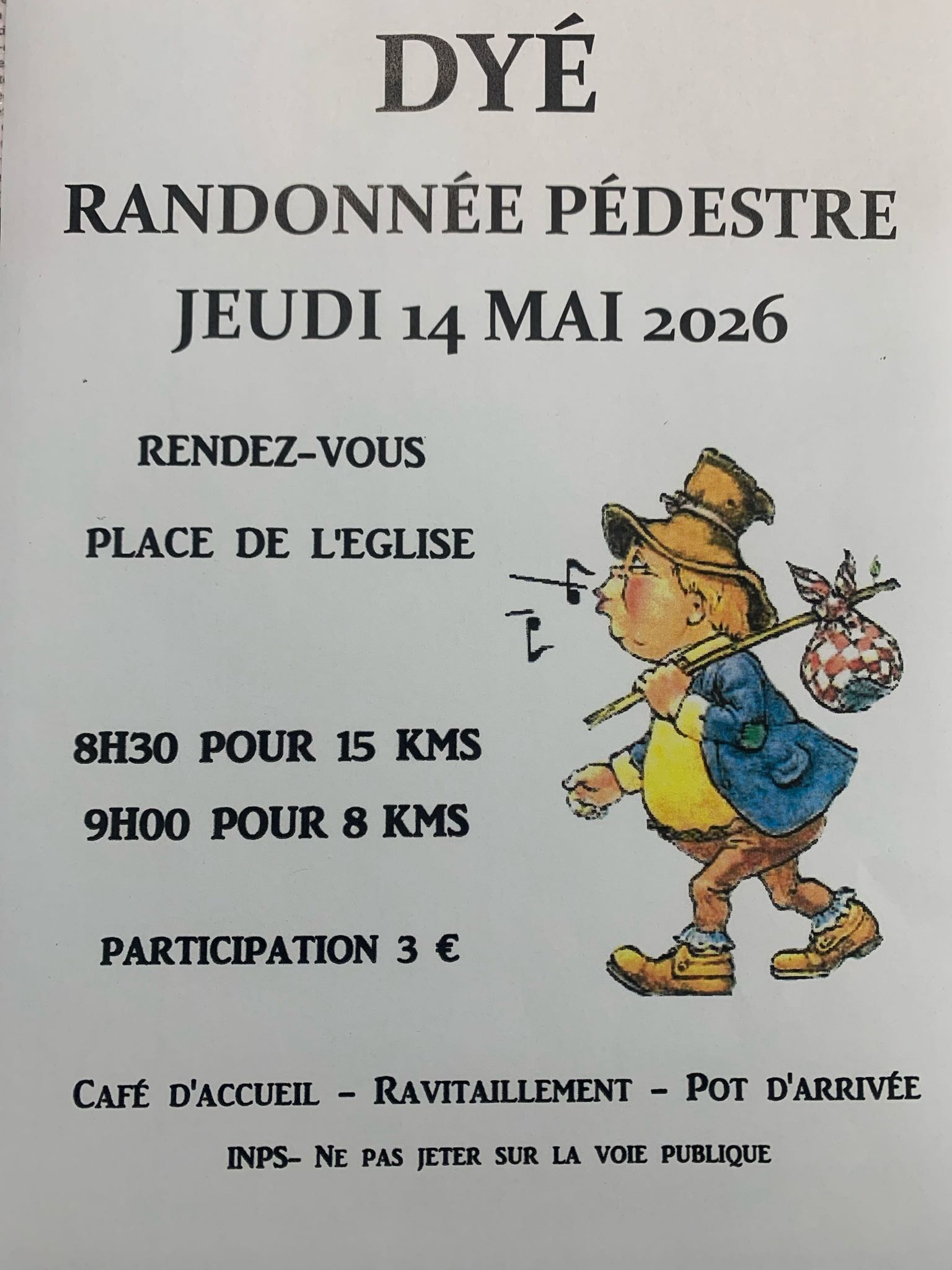 Randonnée pédestre à Dyé