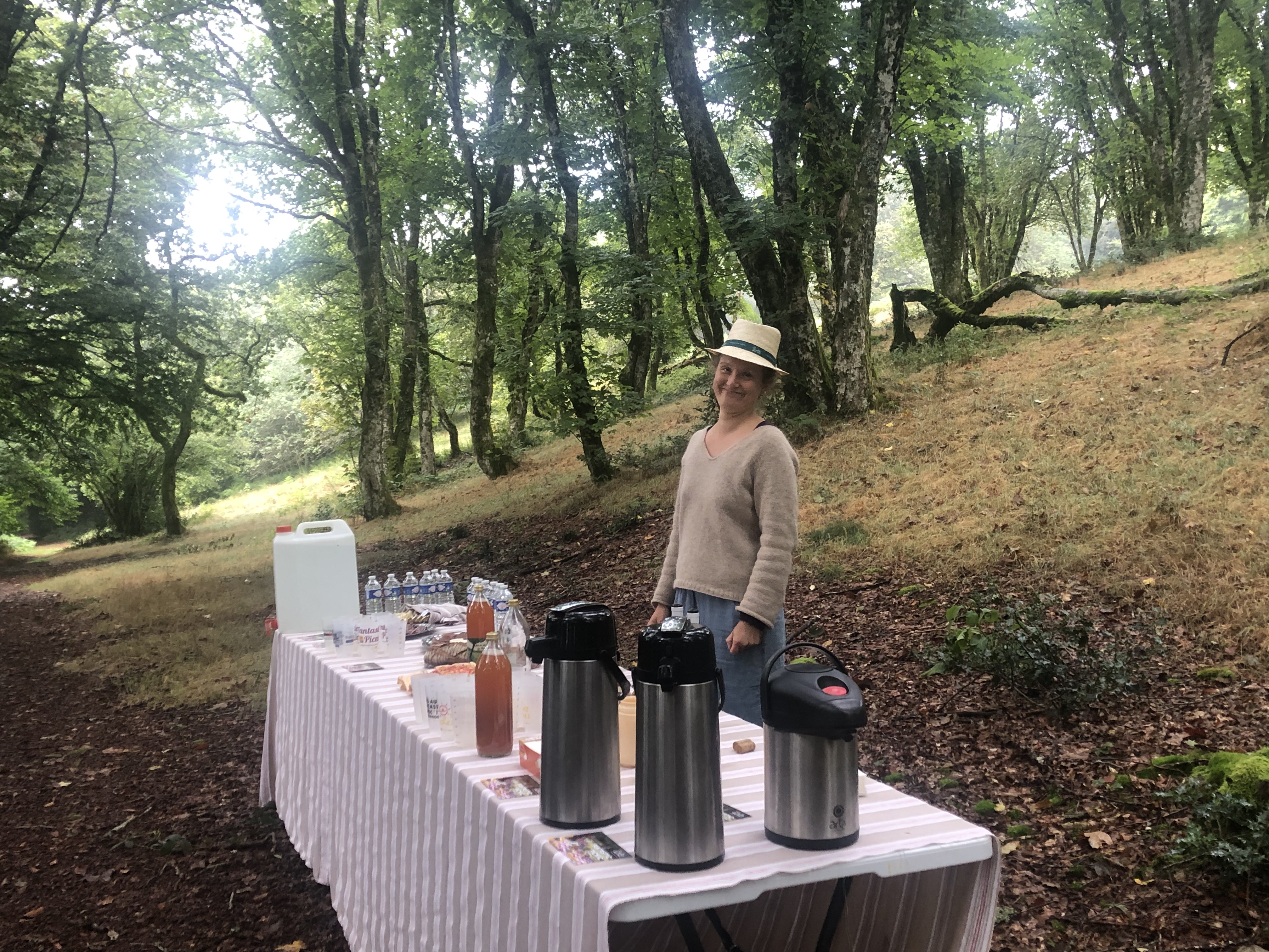 Des ravitaillements gourmands en forêt