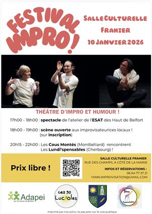 Festival Impro - Théâtre d'impro et d'humour