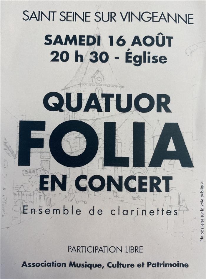 concert quatuor folia