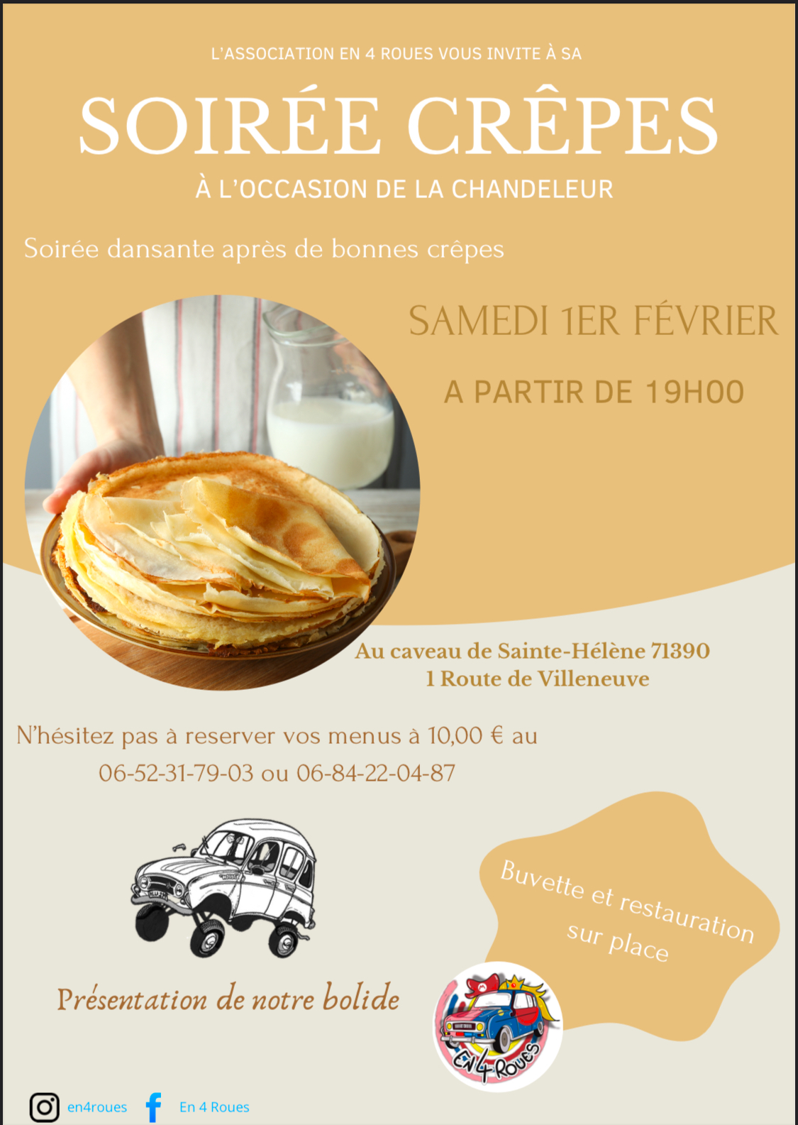 Soirée crêpe dansante 
