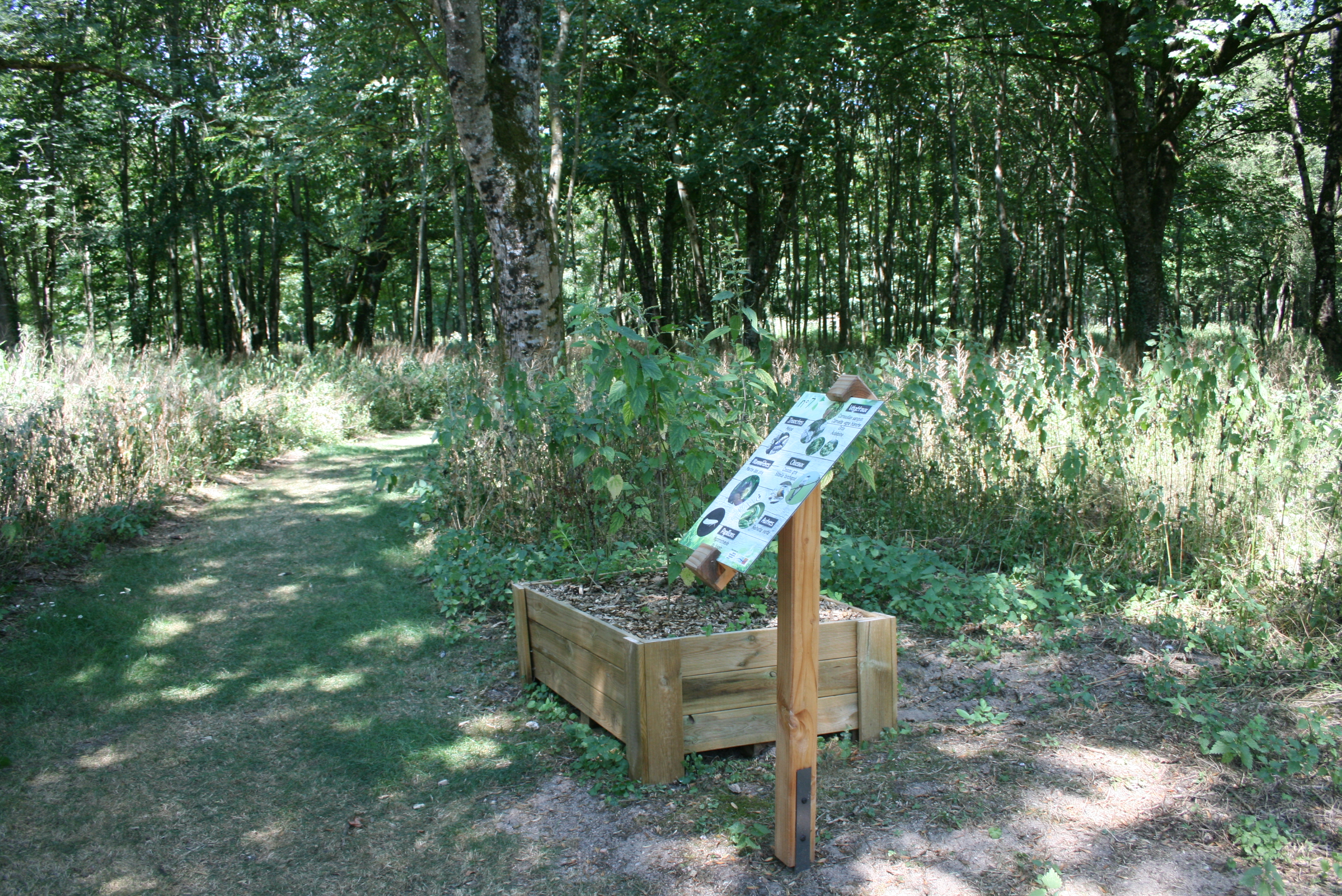 Sentier sensoriel de l'île de Caqueret, Decize