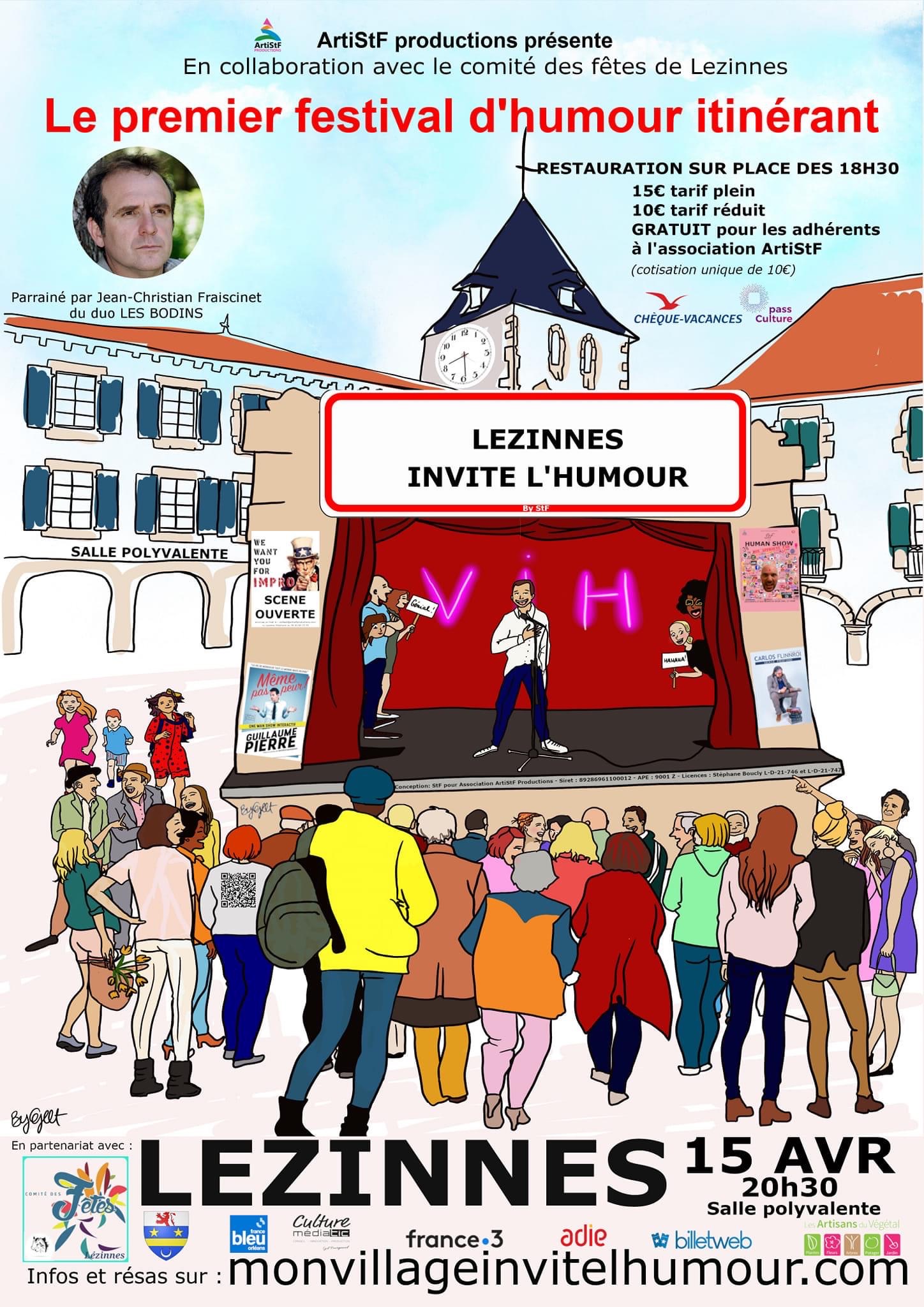 Lézinnes invite l'humour