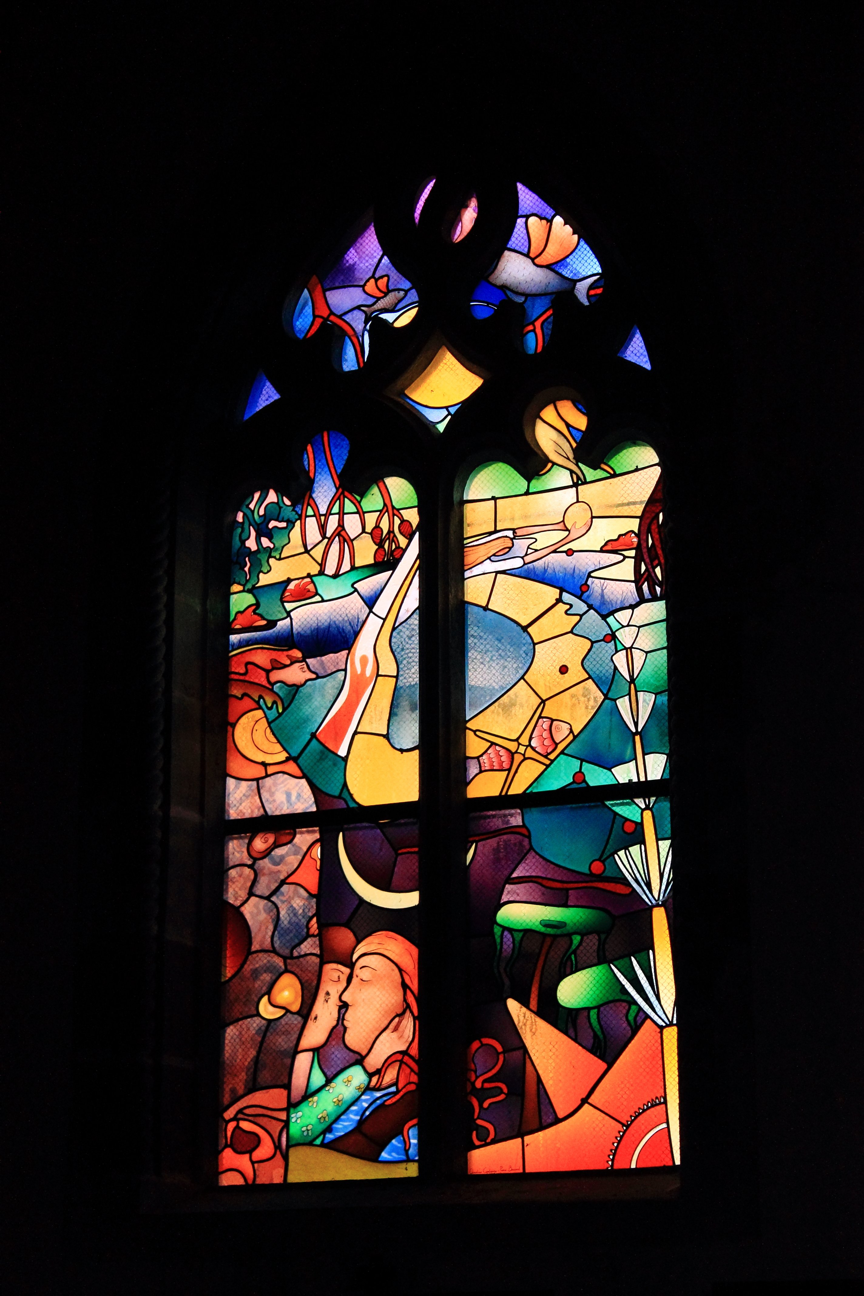 Vitraux église d'Anjeux