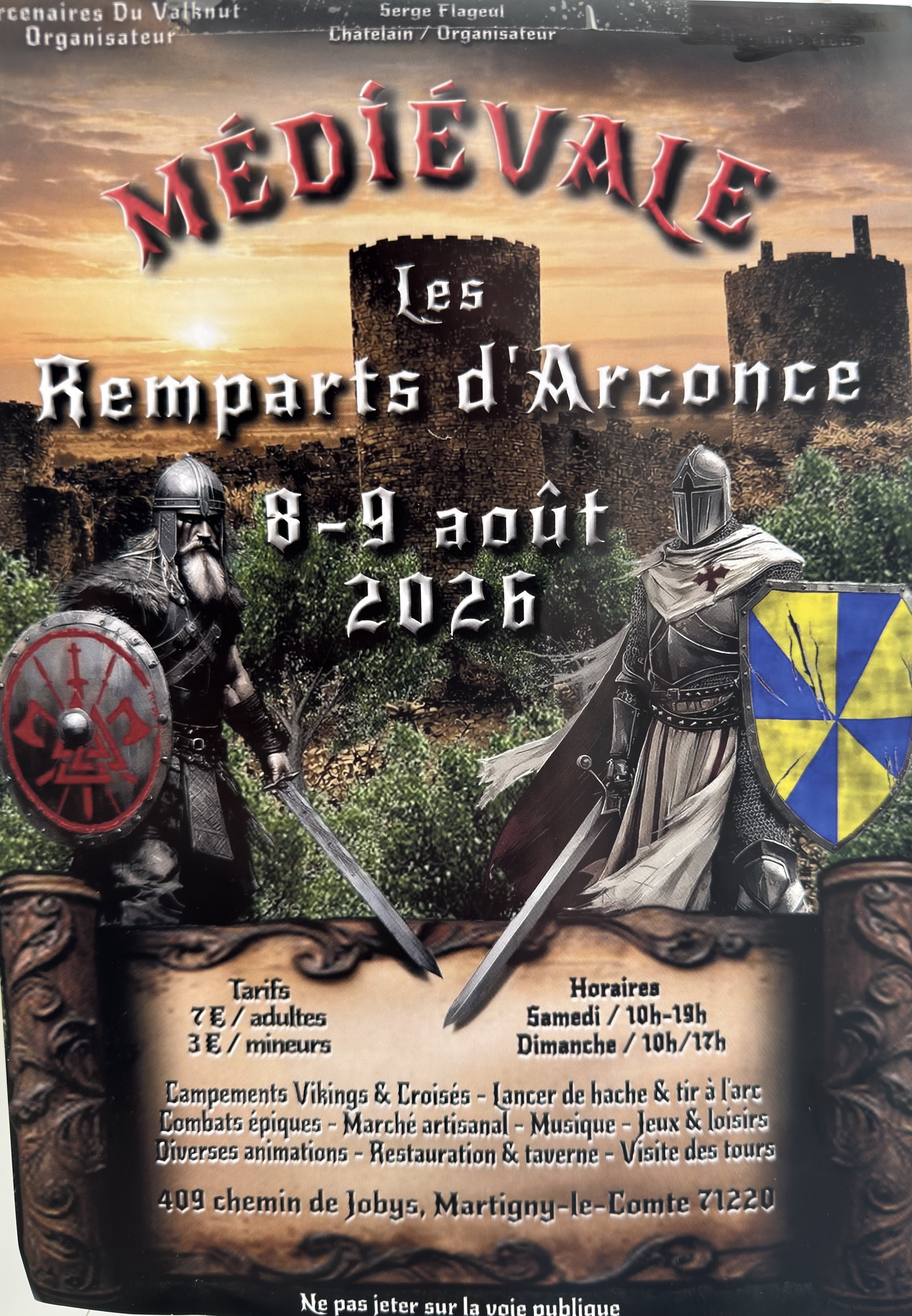 Les remparts d'Arconce