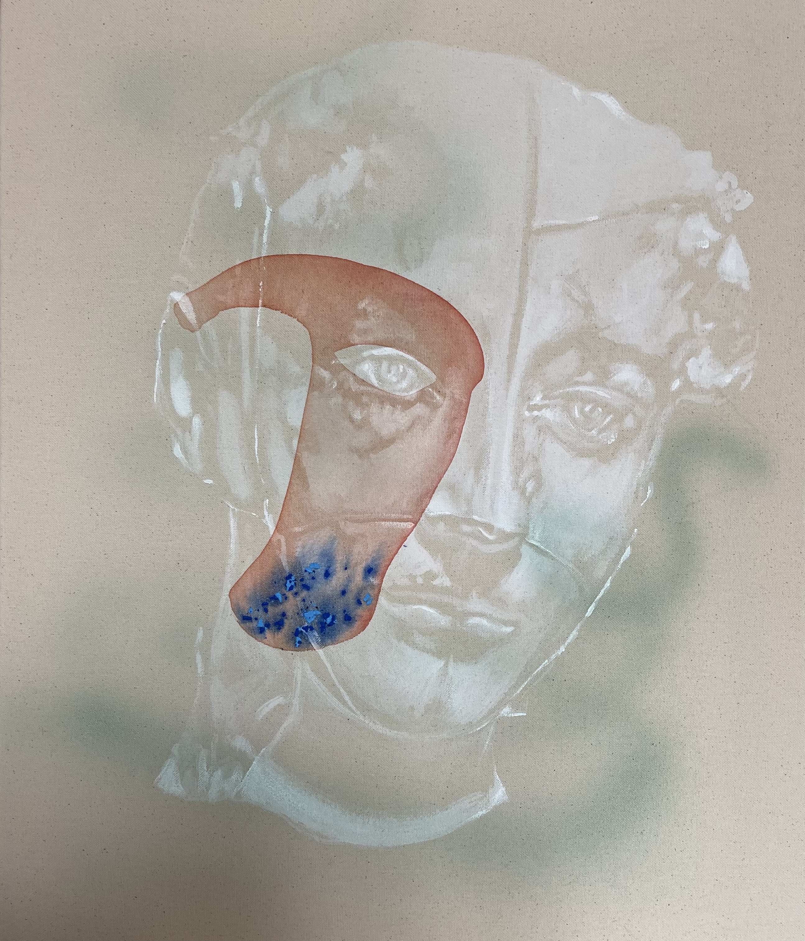 Peinture aquarelle sur toile