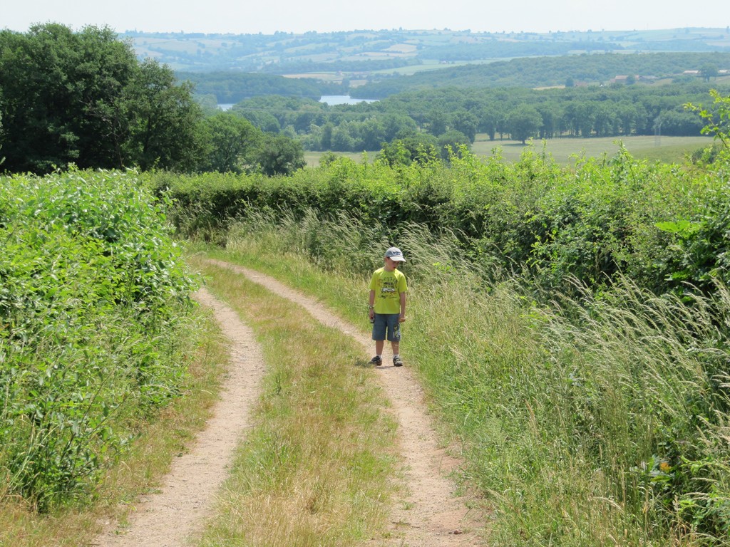 Paysage avec enfant