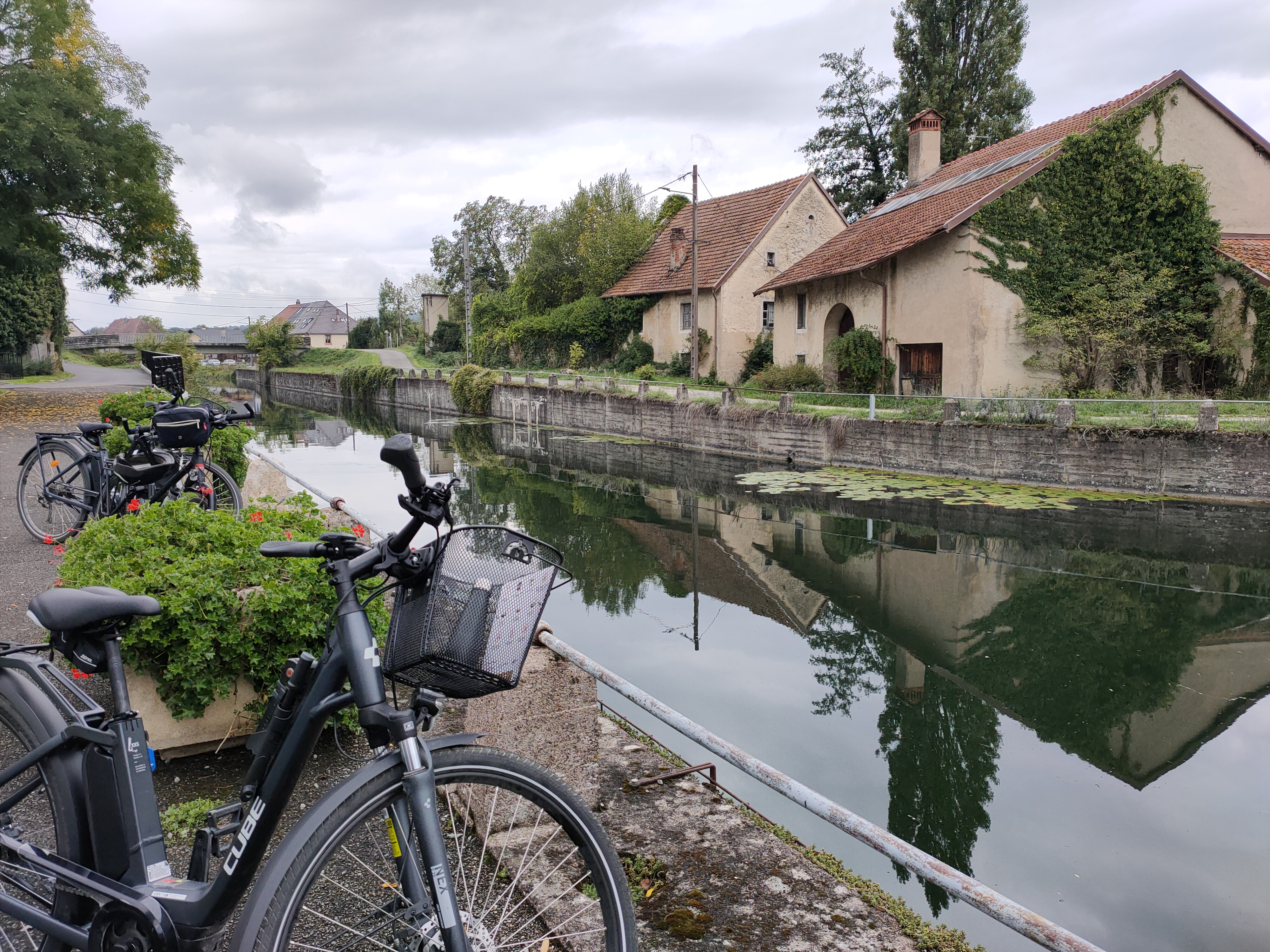 Vélo le long du Canal