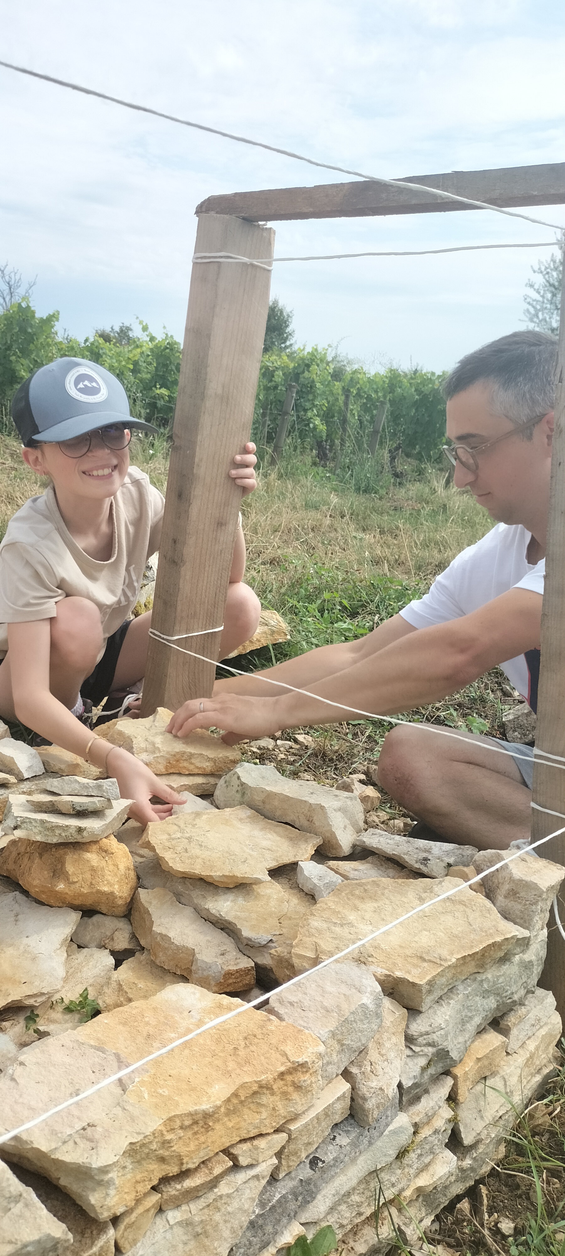 Atelier muret en pierres sèches