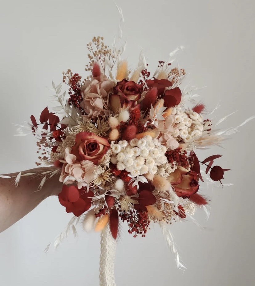 Bouquet de fleurs séchées