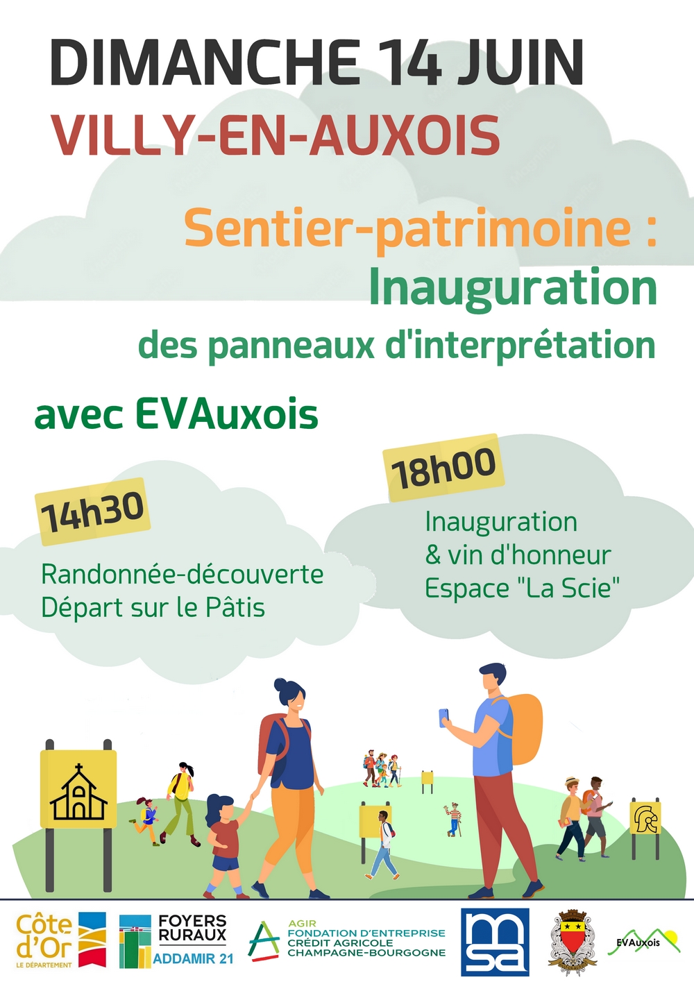 Inauguration du sentier-patrimoine