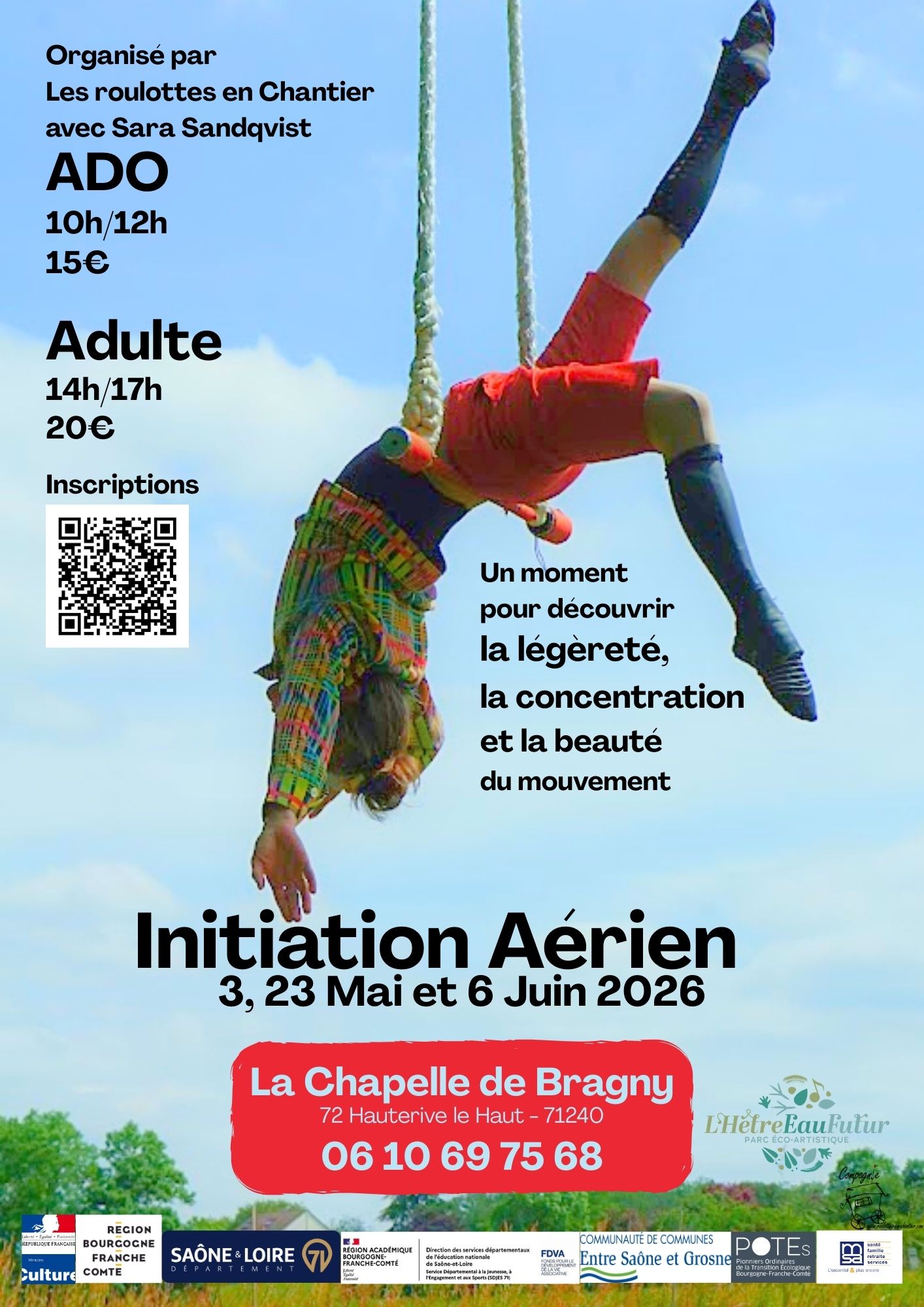 Stage aérien et jonglage