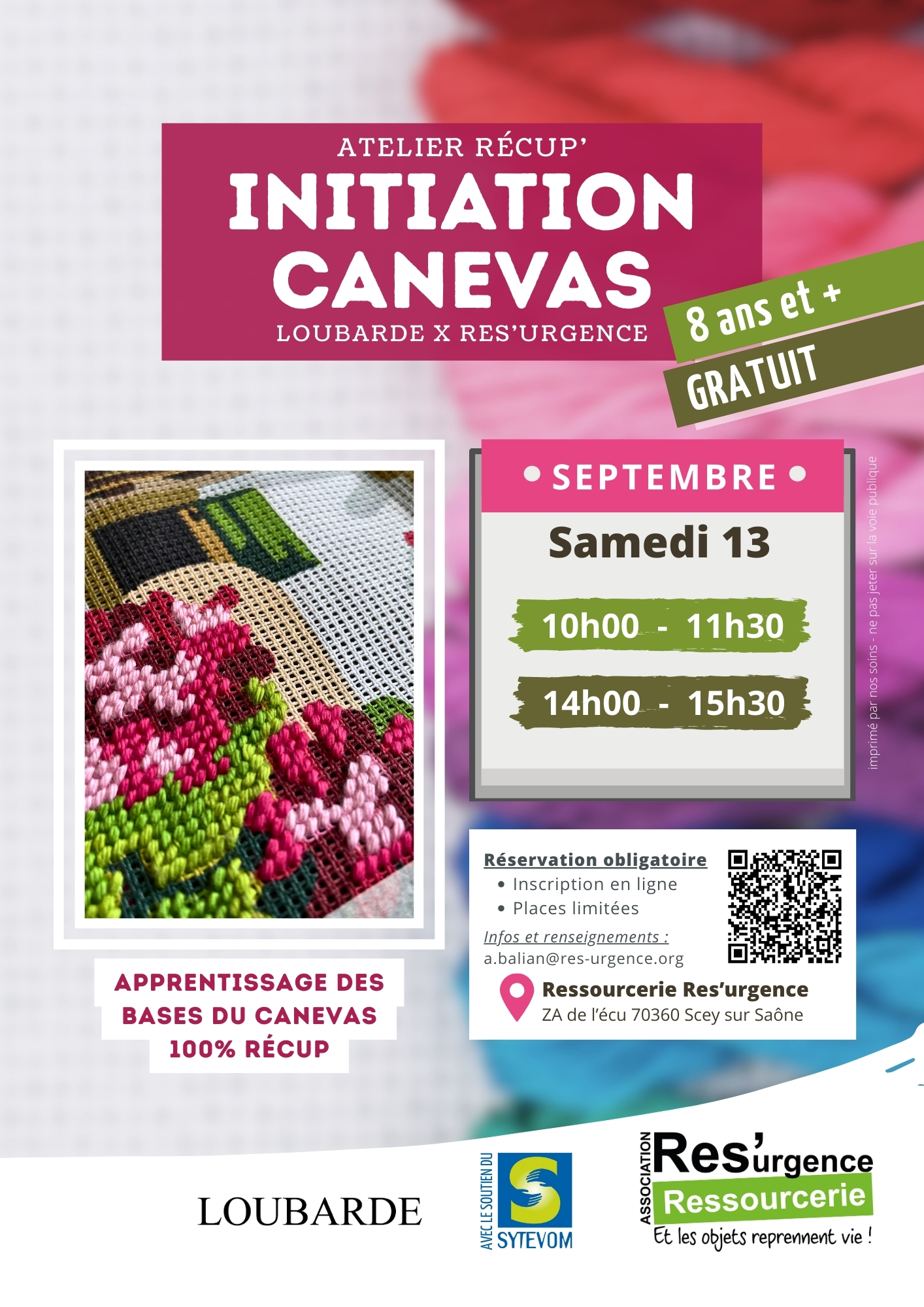 Affiche initiation canevas