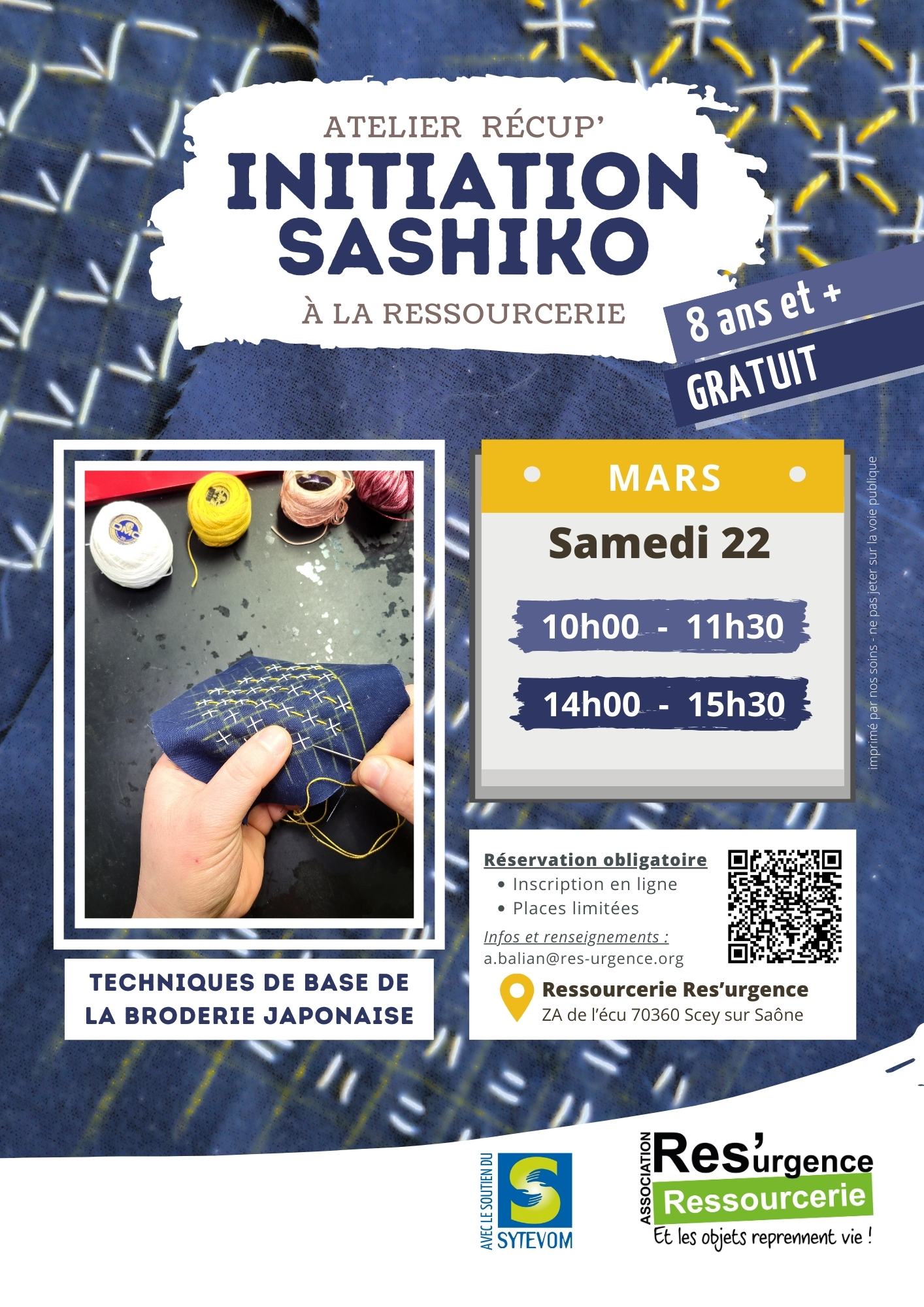 Affiche Sashiko