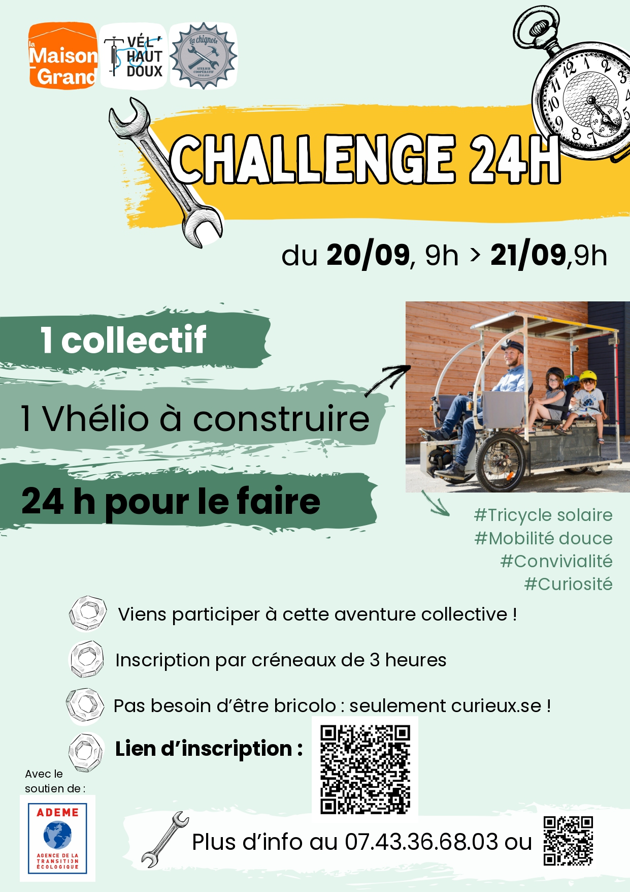 challenge 24h pour un vhélio