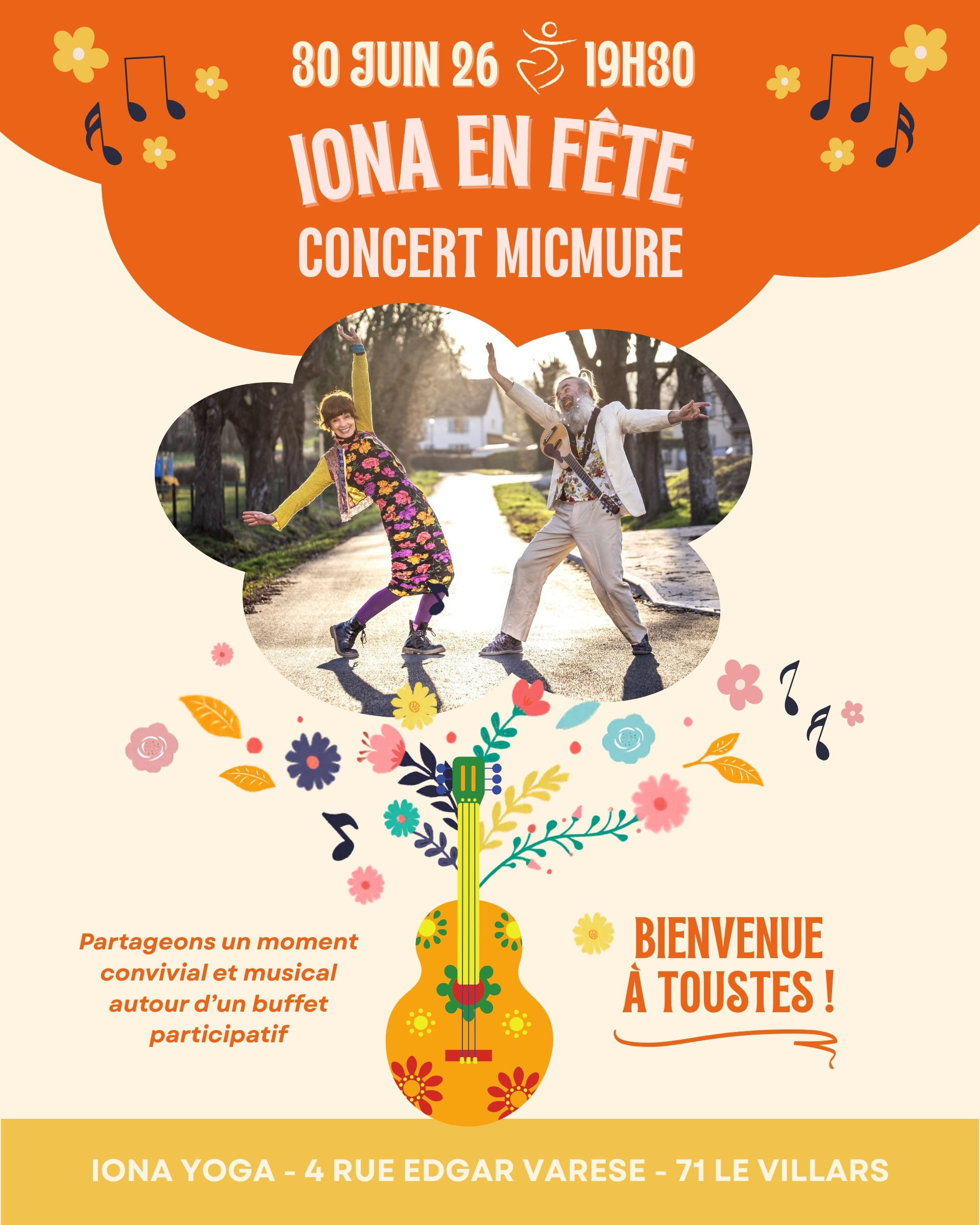 Soirée conviviale - Concert chez Iona Yoga !