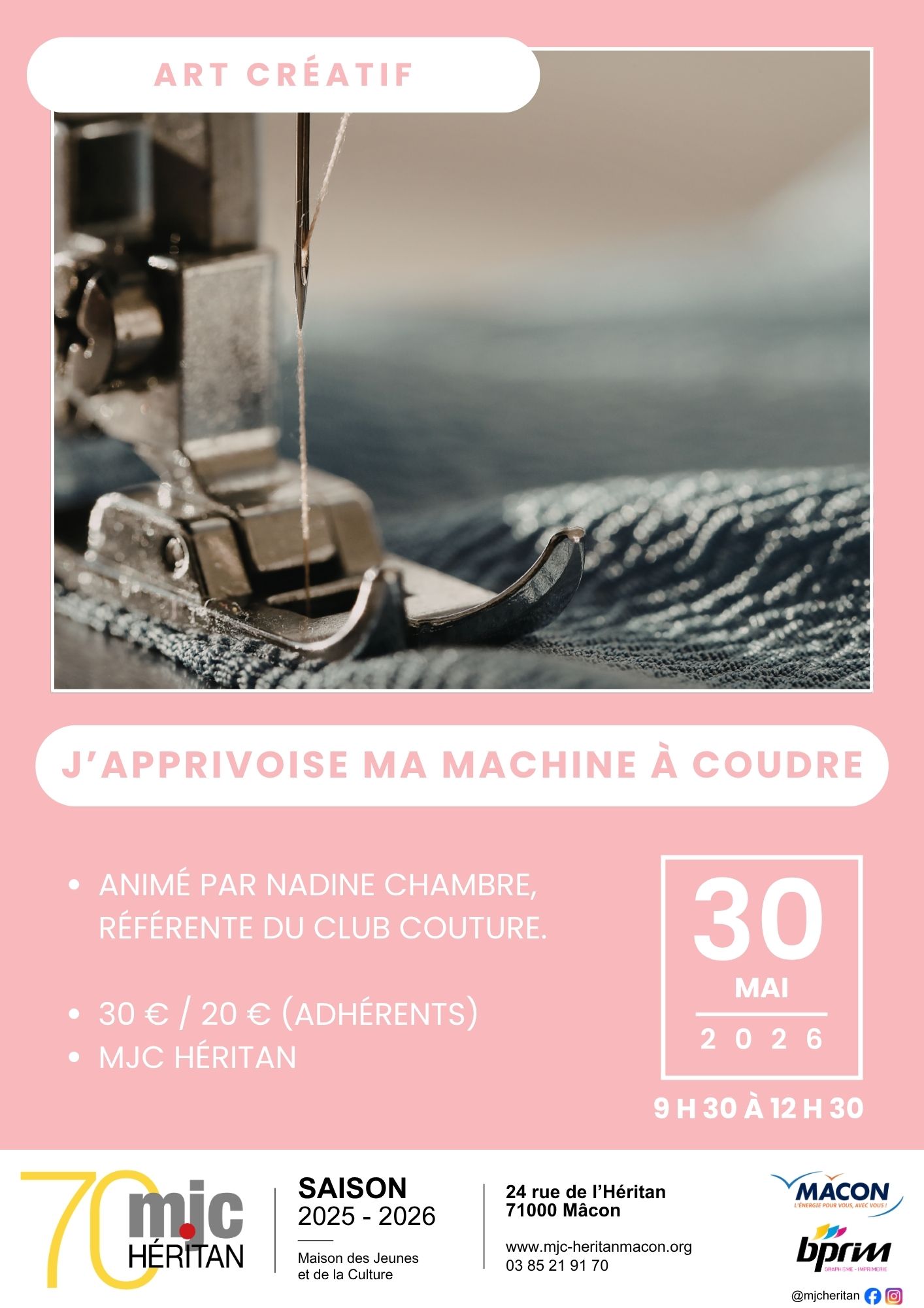 J'apprivoise ma machine à coudre