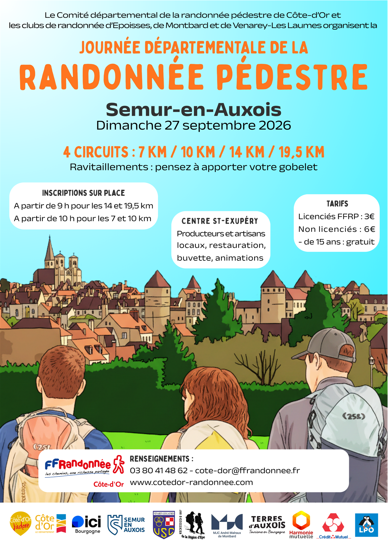 Journée départementale de la randonnée pédestre de Côte-d'Or