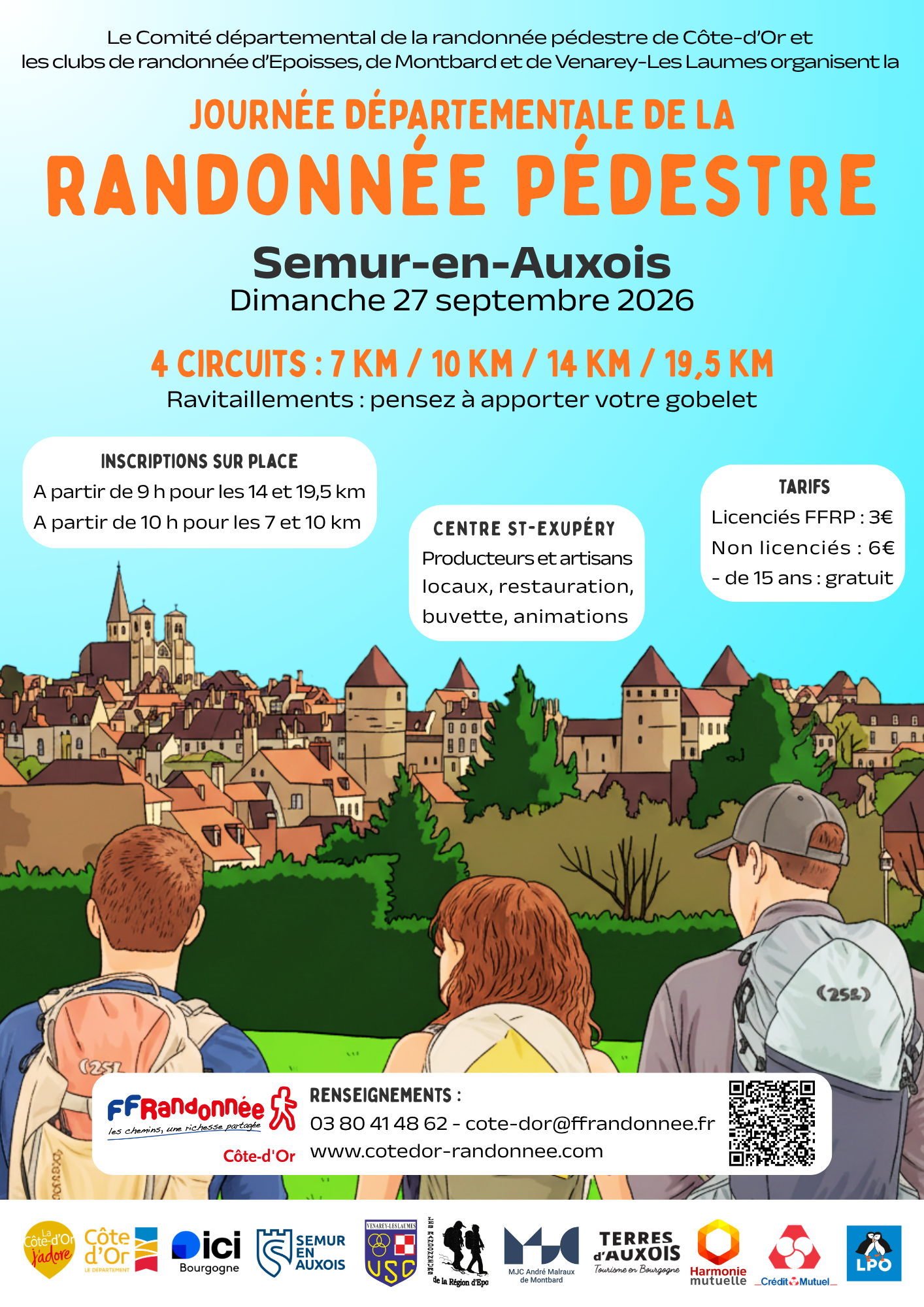 Journée départementale de la randonnée pédestre de Côte-d'Or