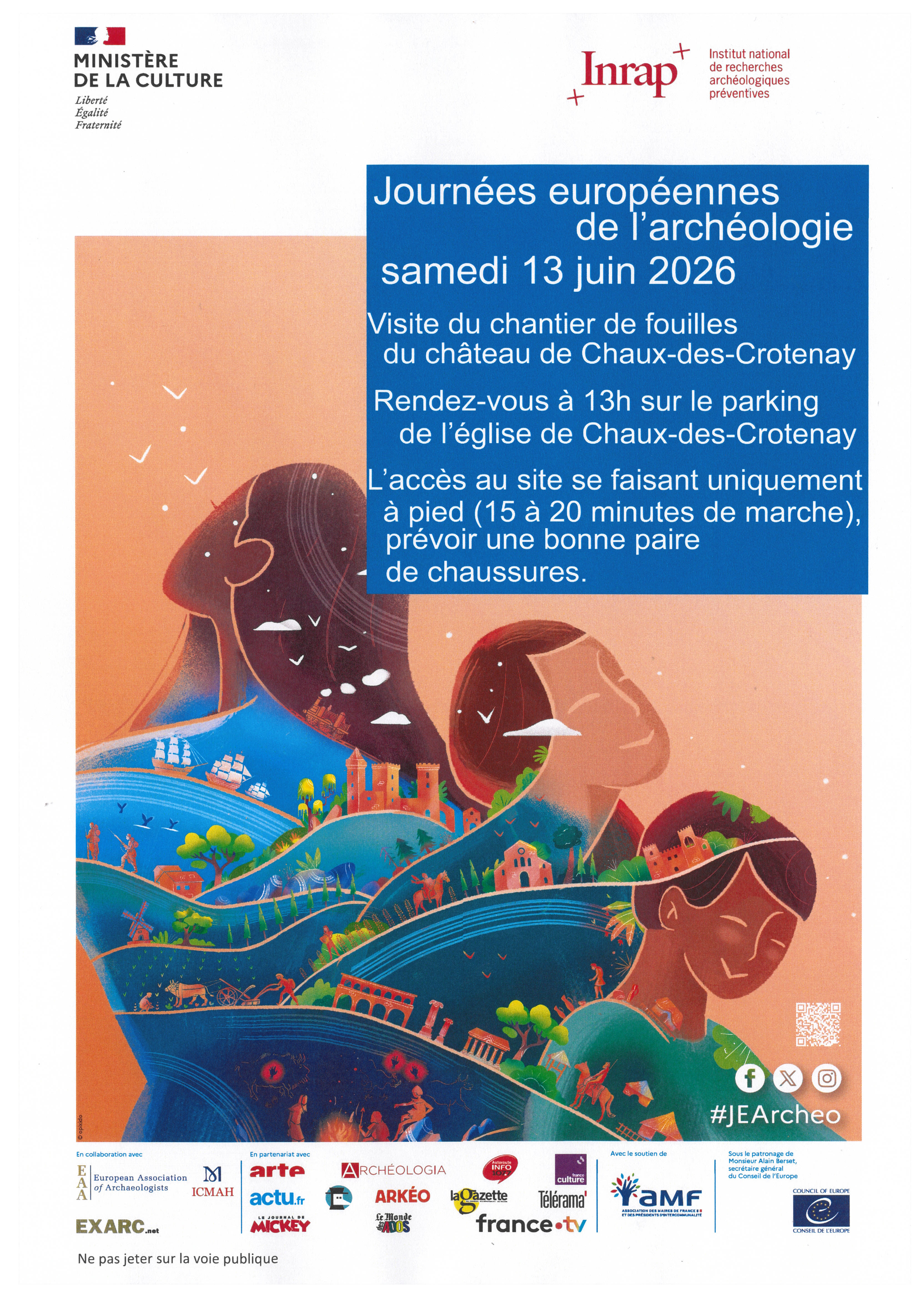 Journée Européenne de l'Archéologie à Chaux-des-Crotenay
