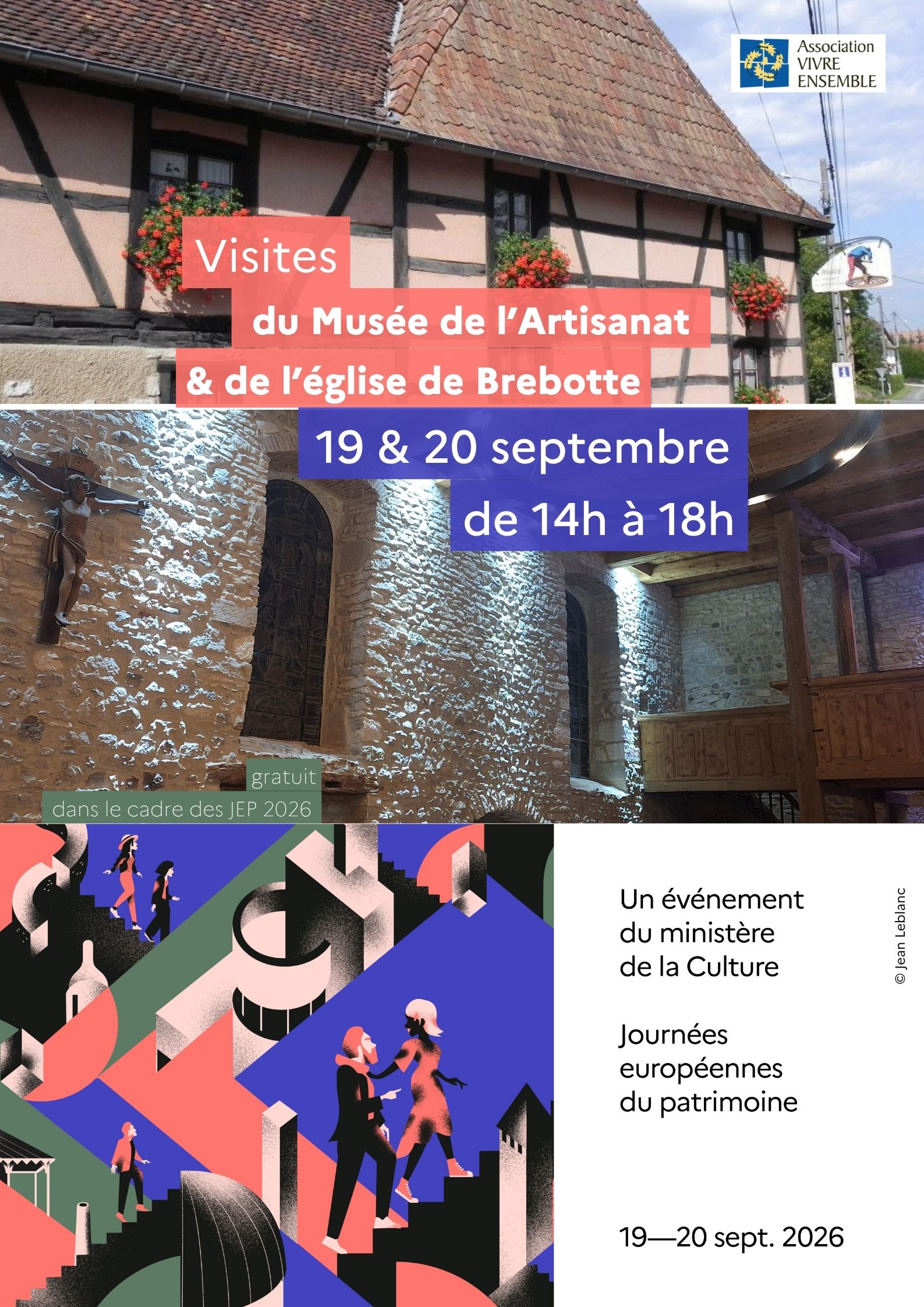 Visite du Musée de l'Artisanat et de l'Église de Brebotte - JEP 2026
