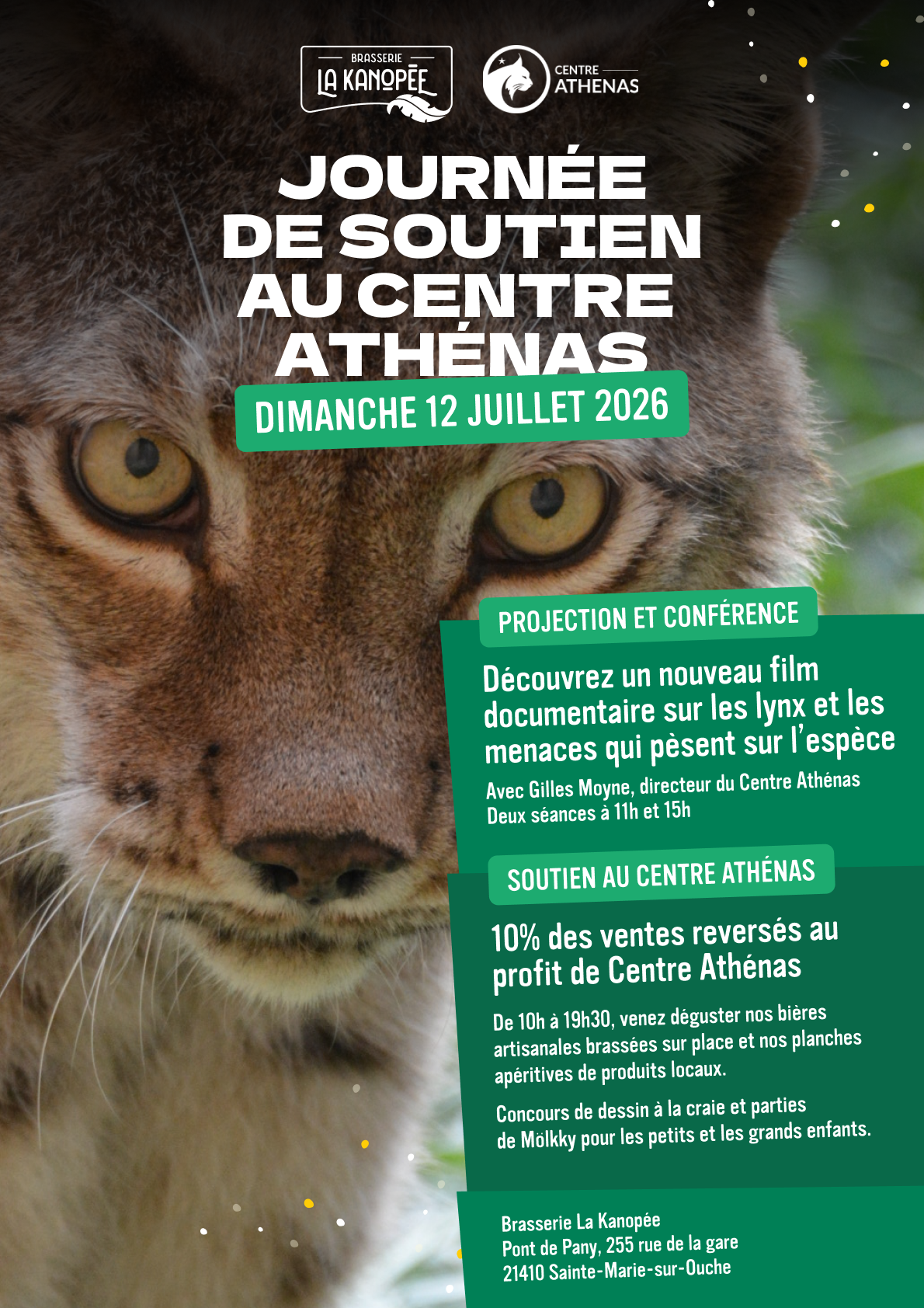 Journée de soutien au Centre Athénas : projections, conférences et bières artisanales