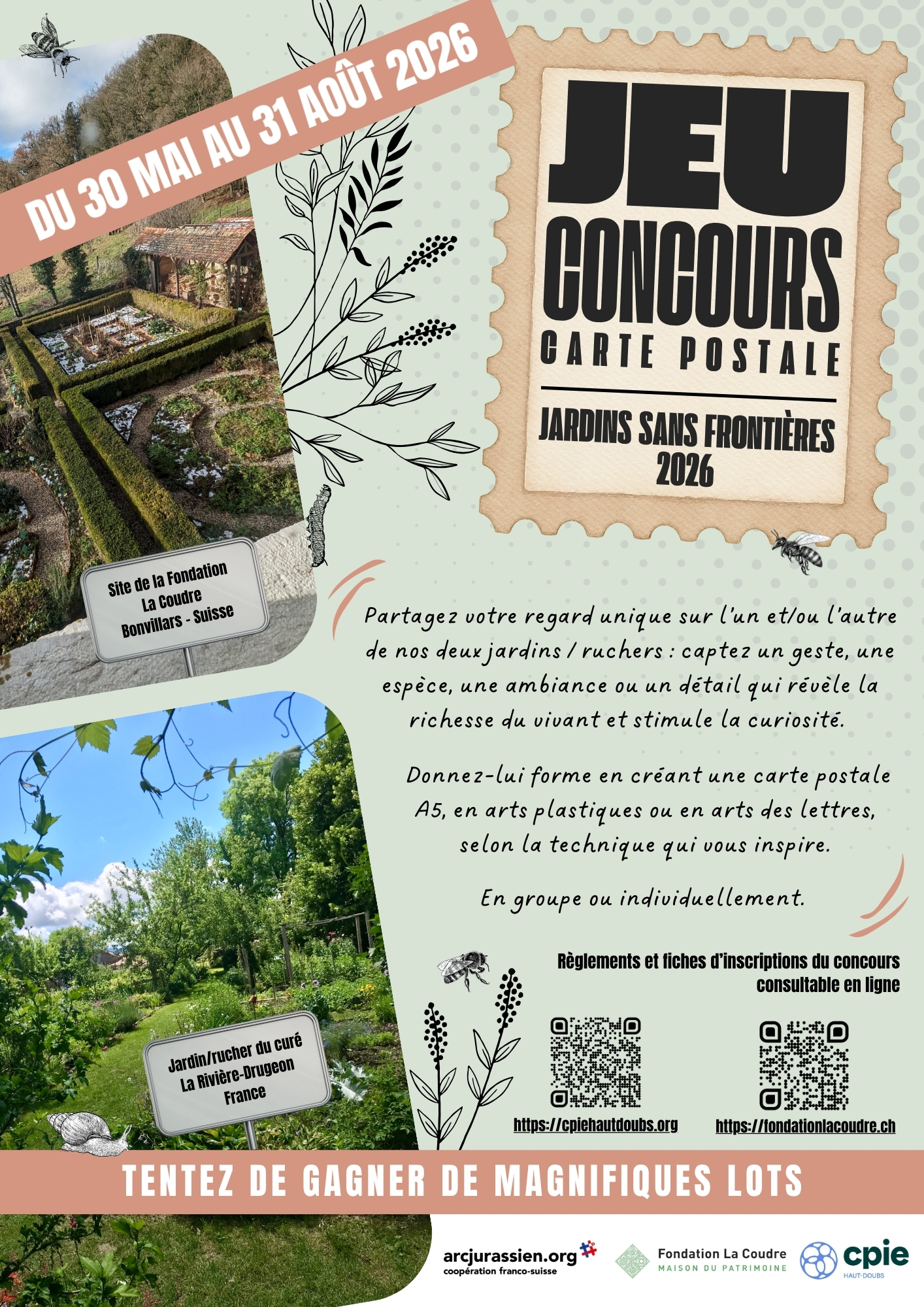 Jeu Concours "Carte postale A5"