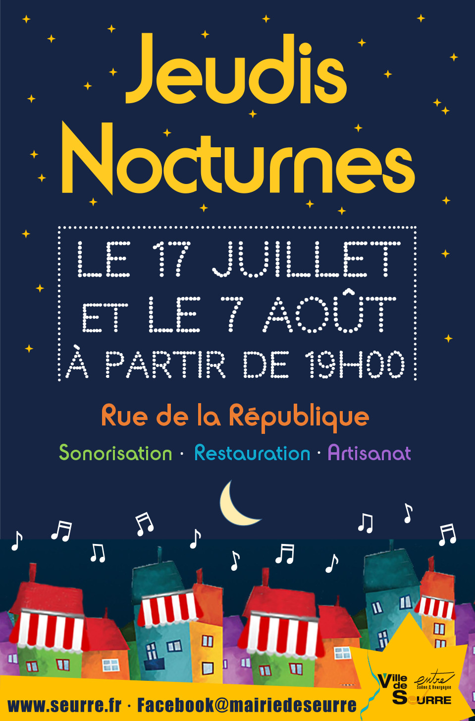 JUILLET AOUT - Affiche jeudis nocturnes 2025