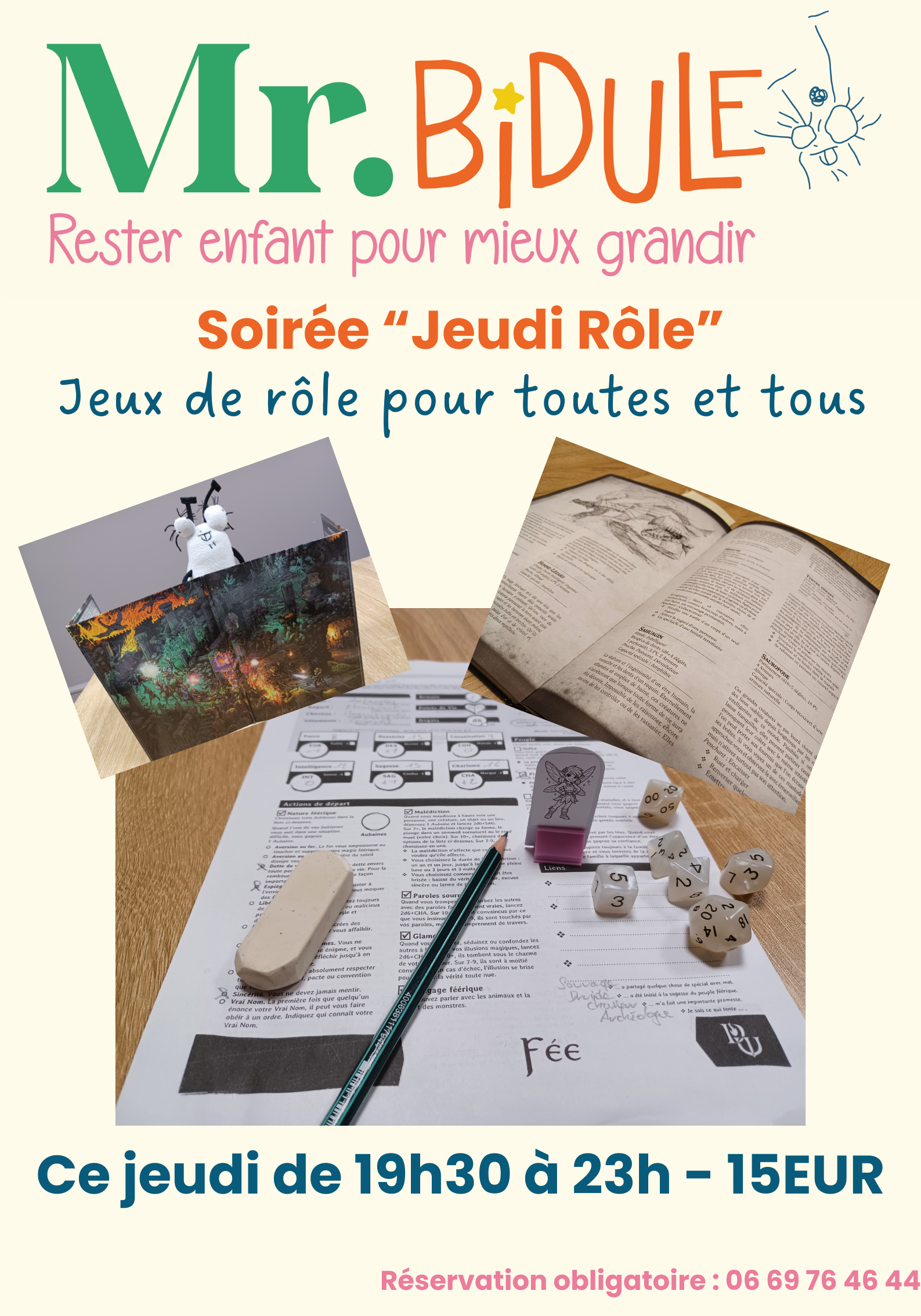 Jeudi Rôle - Dungeon World - Monsieur Bidule