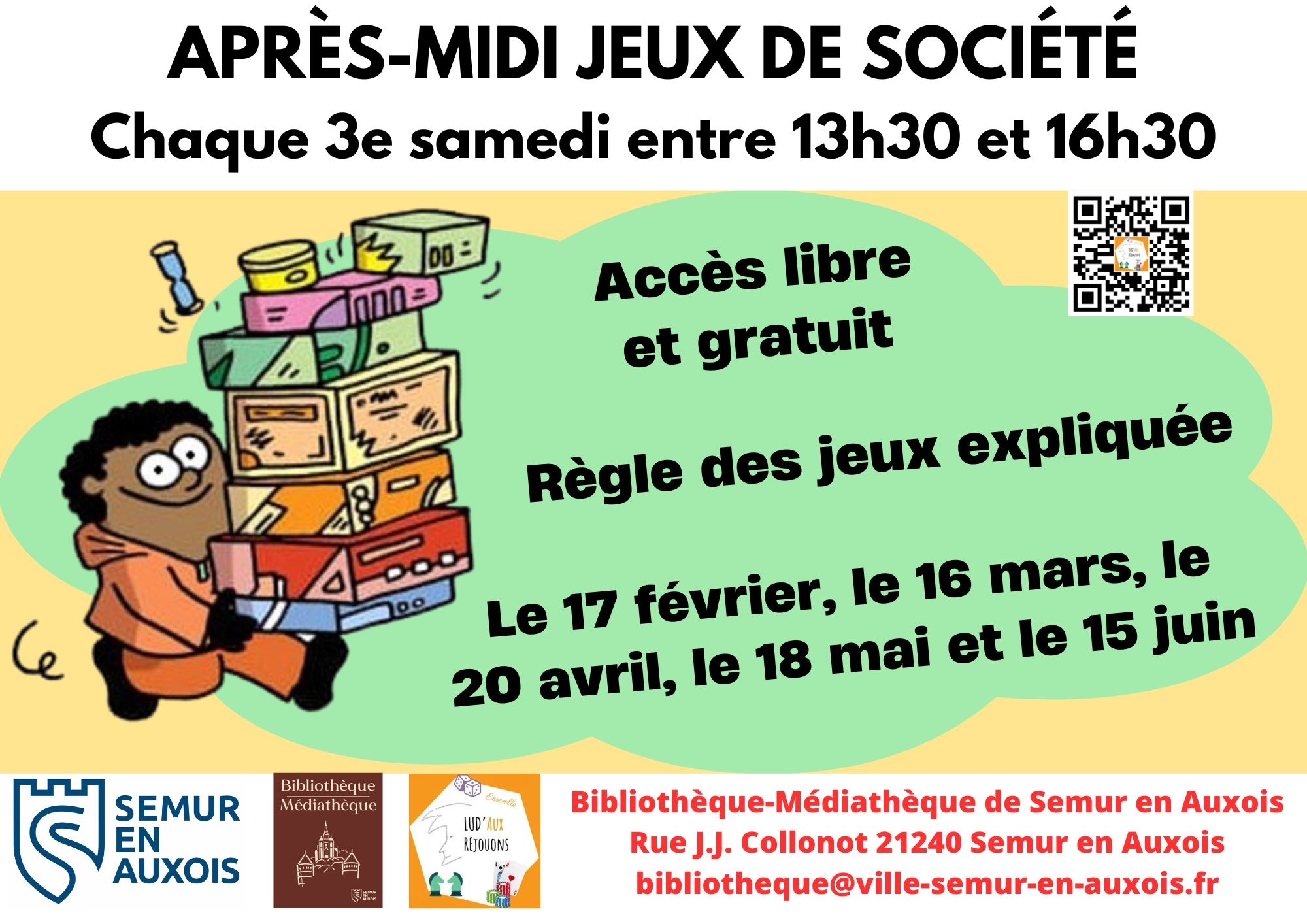 LudAux : samedi après-midi jeux