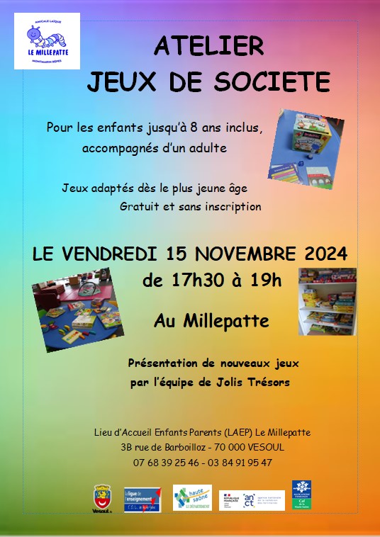 Jeux de société millepattes