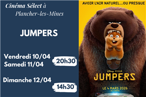Film "JUMPERS" au CINEMA SELECT à PLANCHER-les-MINES