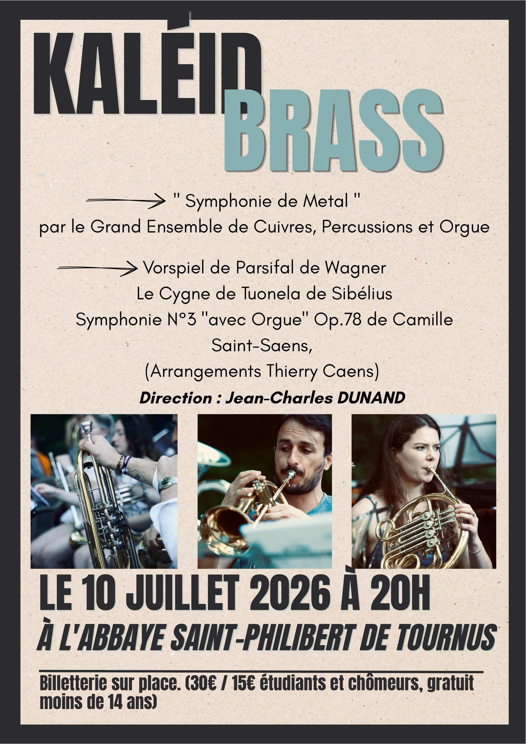 Kaléid Brass - Concert à l’Abbaye de Tournus