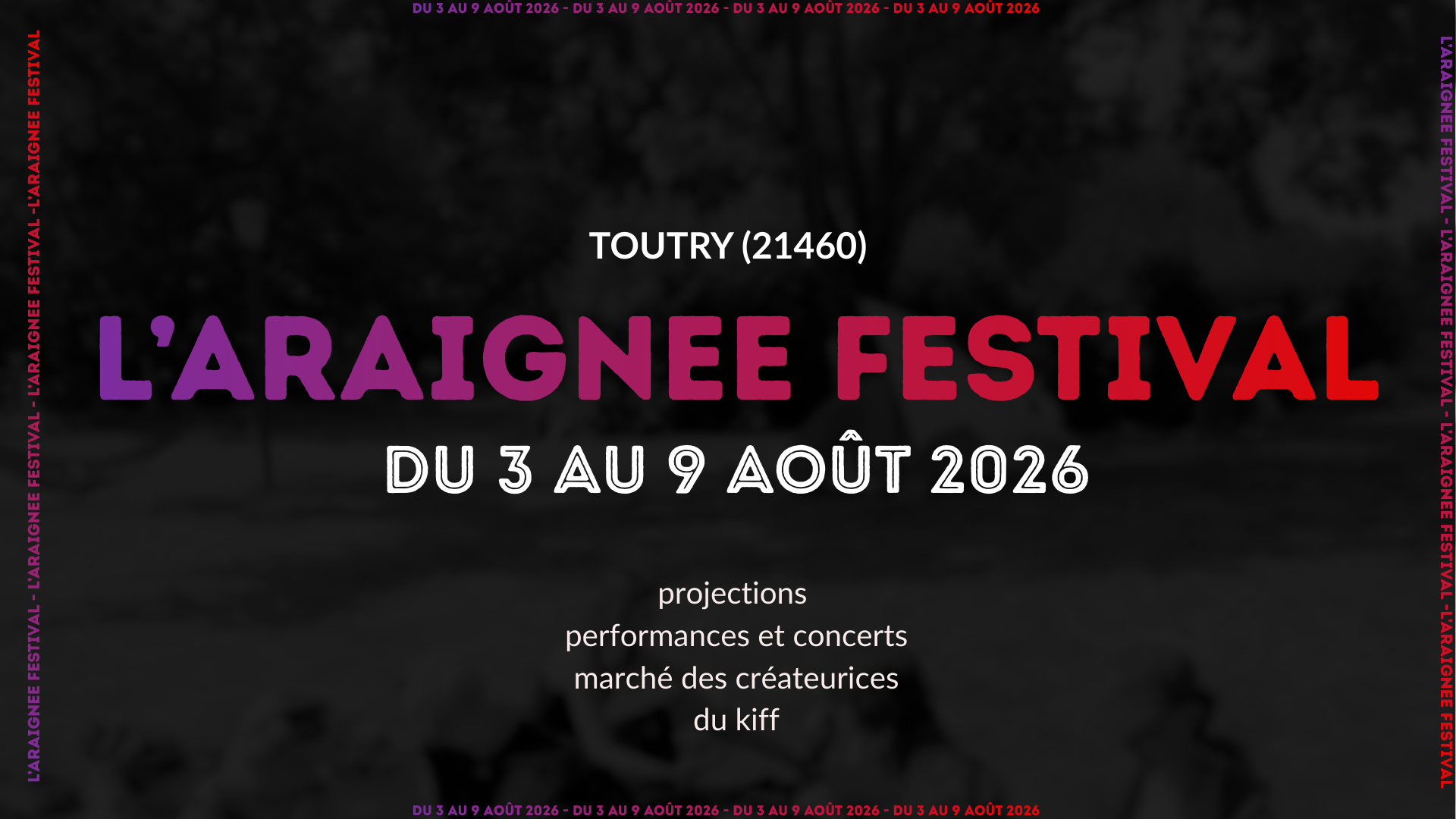 Festival L'Araignée 2026