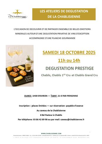 Atelier Dégustation Prestige