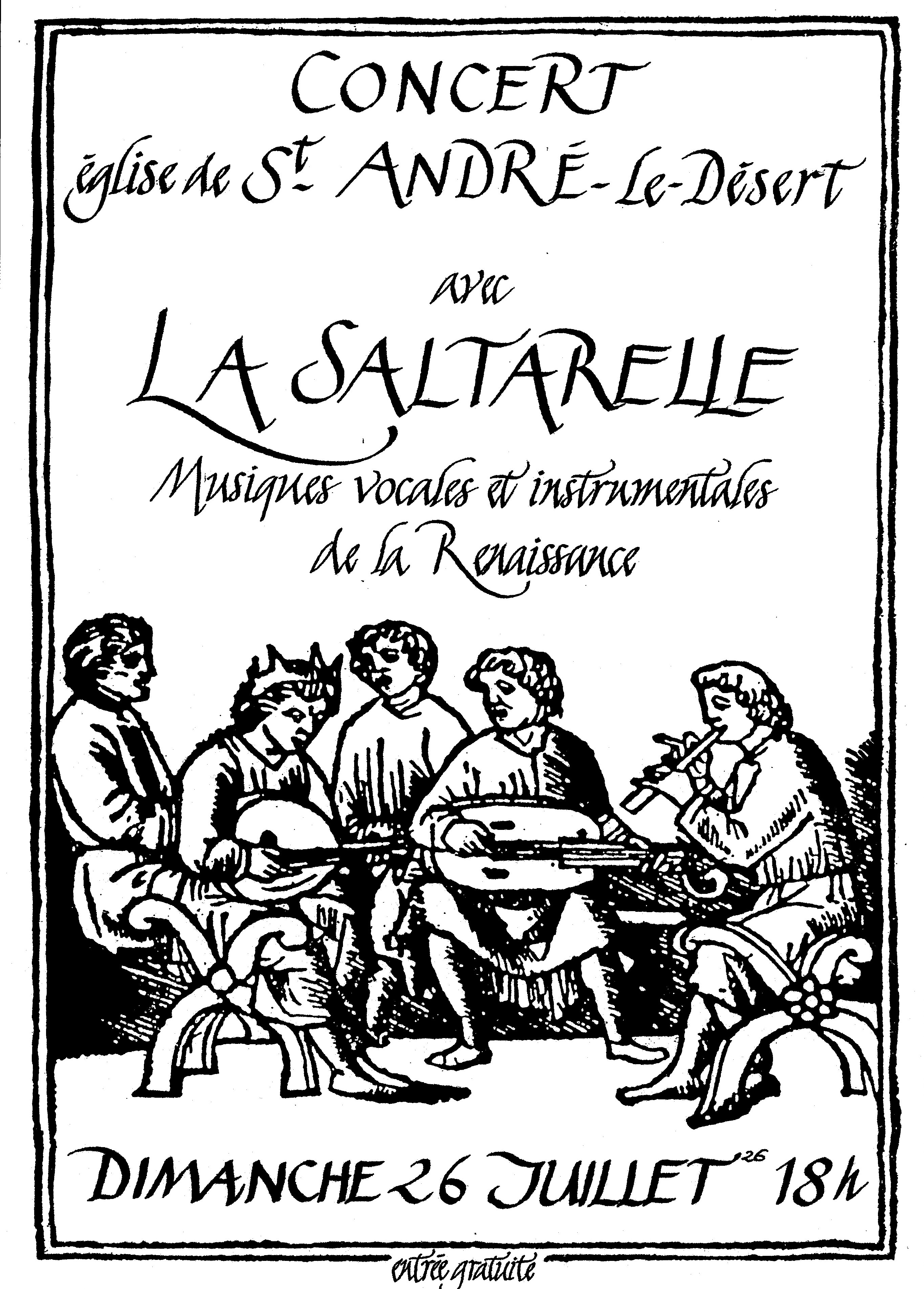 La Saltarelle - Musiques vocales et instrumentales de la Renaissance