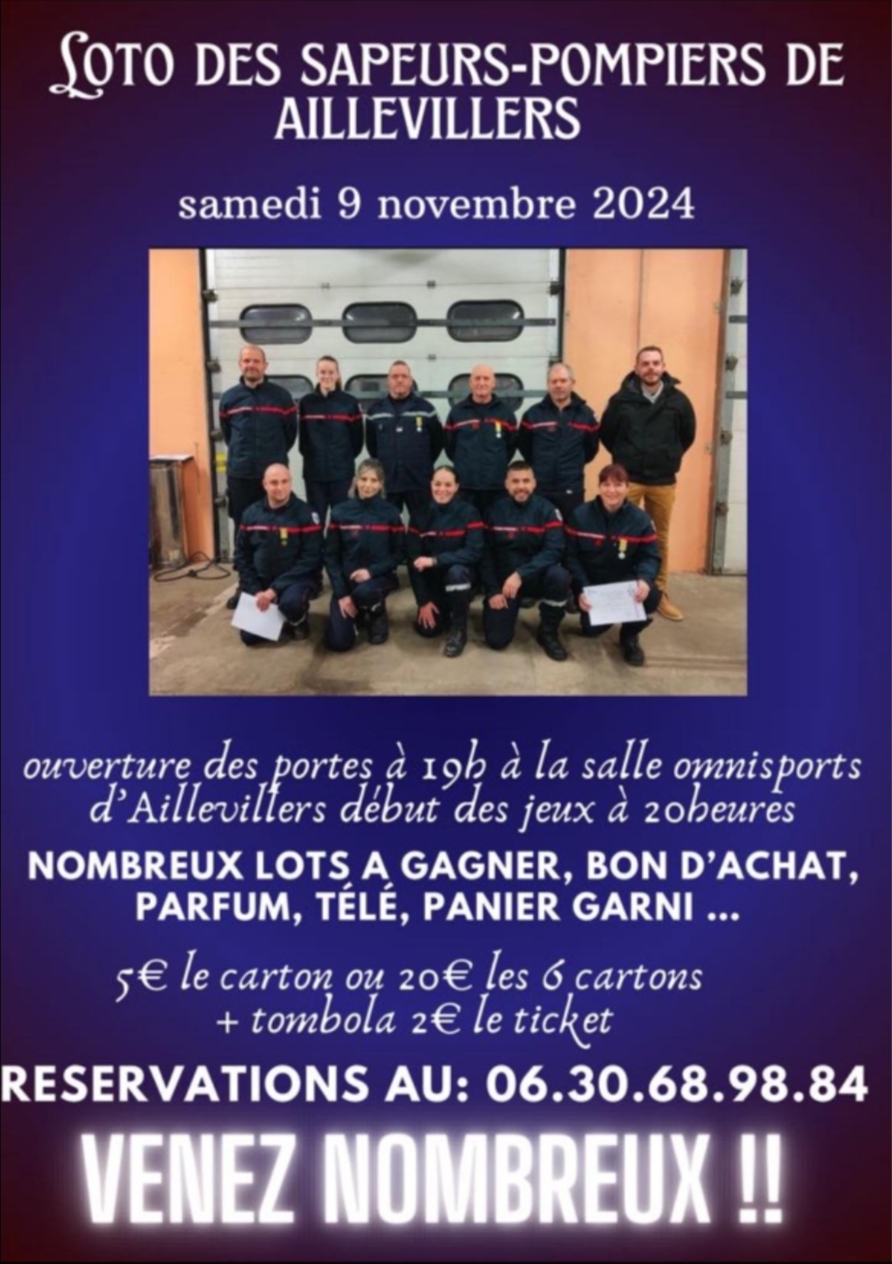 LOTO POMPIERS