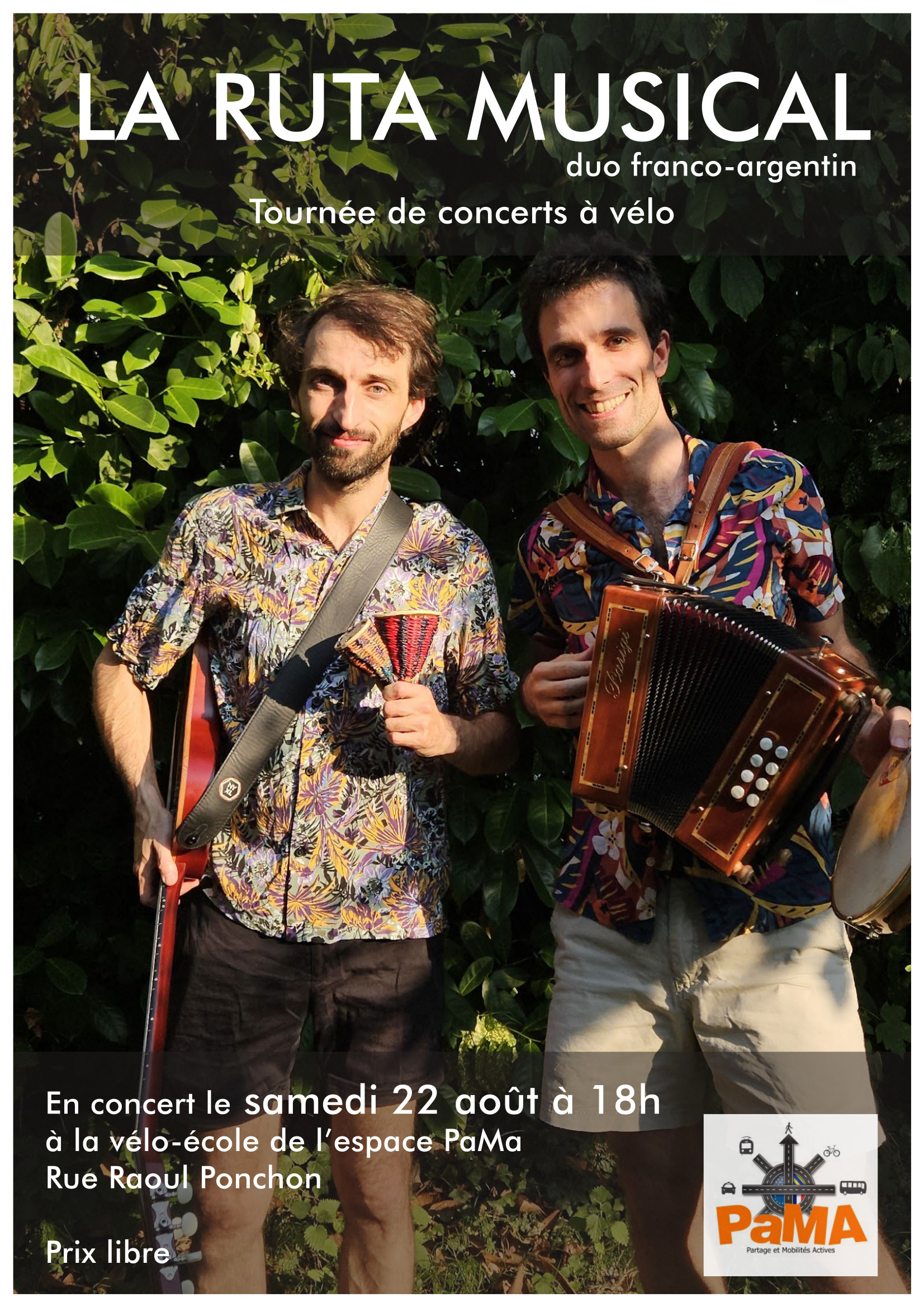 La Ruta Musical - concert à vélo