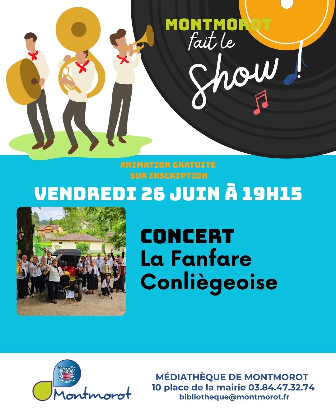 Concert la fanfare conliégeoise