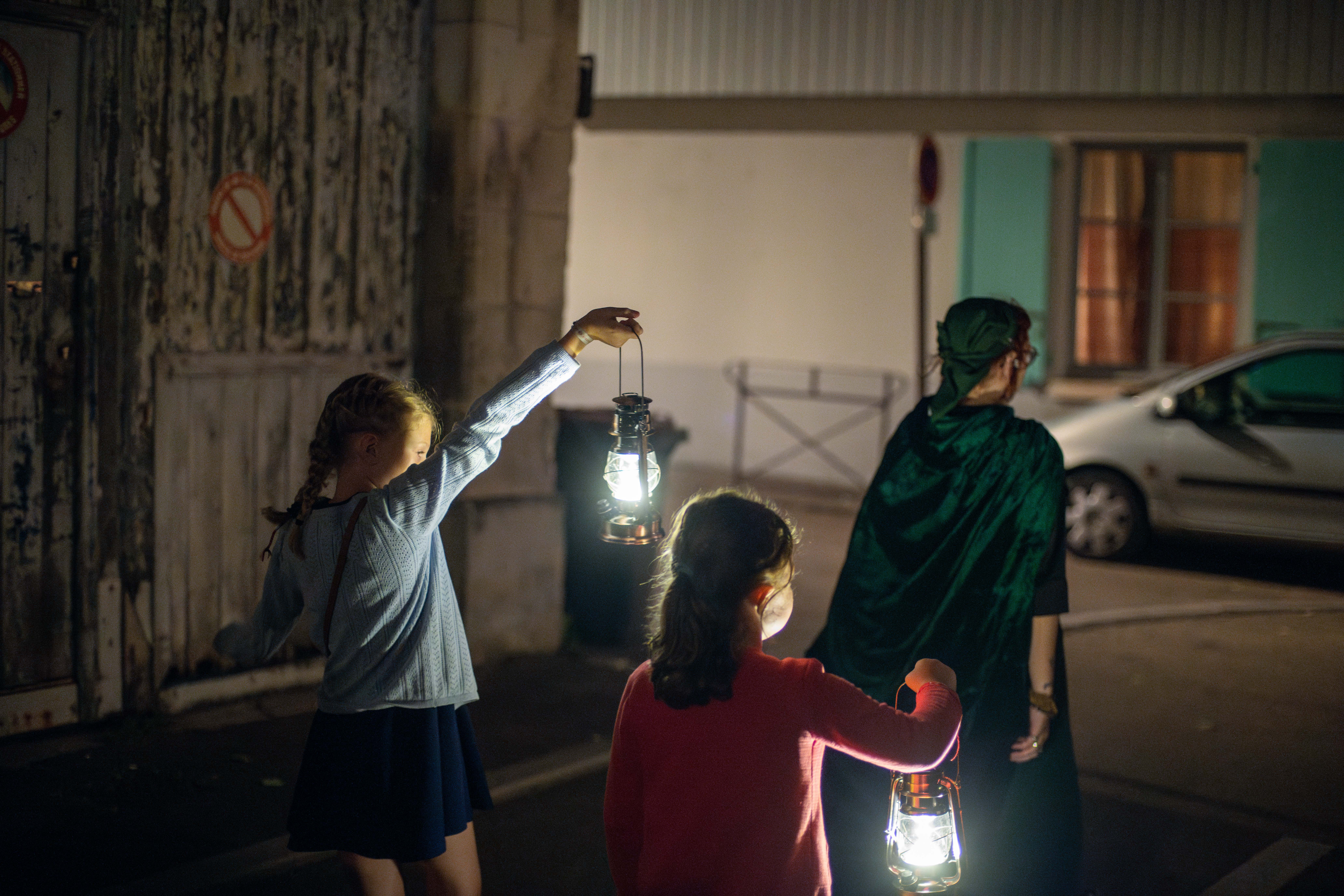 La visite aux lanternes