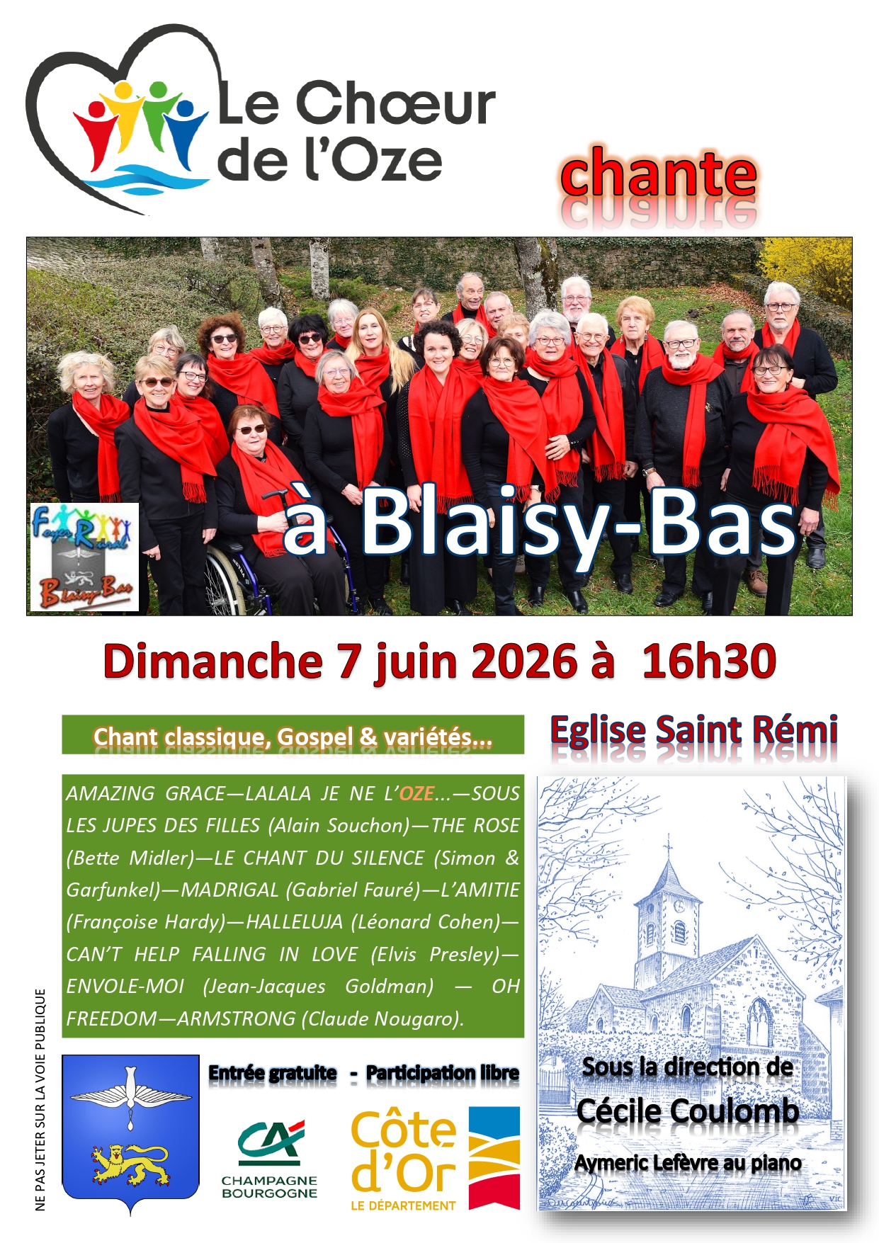 Concert du Chœur de l'Oze