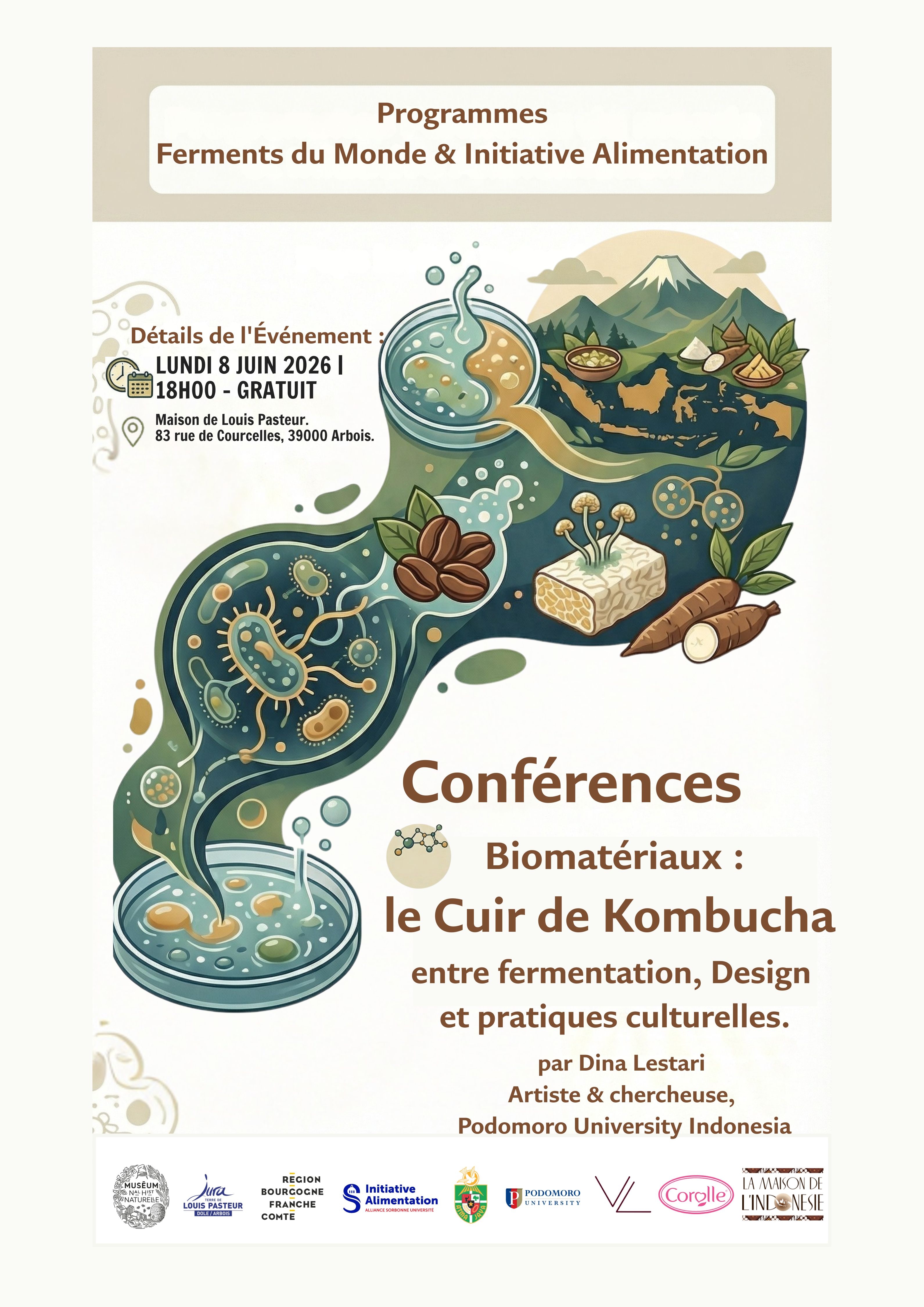 Le cuir du Kombucha — visuel événement