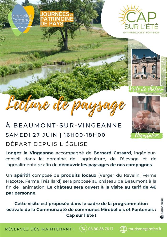 Lecture de paysage à Beaumont sur Vingeanne