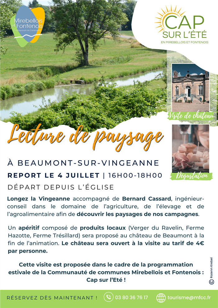 Lecture de paysage à Beaumont sur Vingeanne