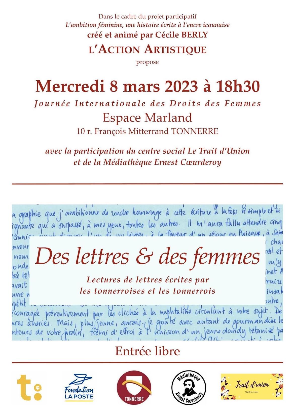 Lectures Tonnerre 8 mars