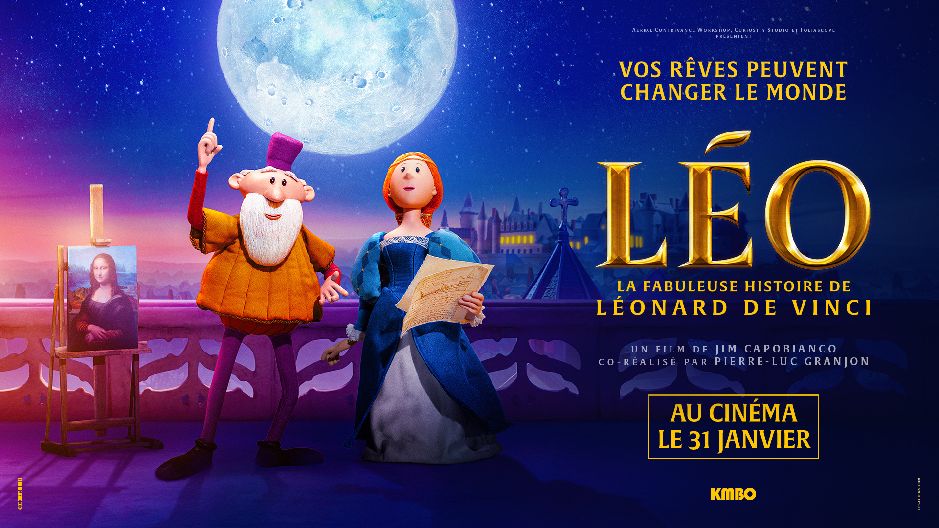 Projection du film d’animation « LÉO, LA FABULEUSE HISTOIRE DE LÉONARD DE VINCI »