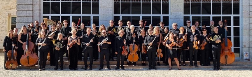 Grand Concert  symphonique à l'Abbaye de Fontenay: Orchestre des Musiciens d'Europe direction : Félix Benati et le violoncelliste Pierre Fontenelle 
